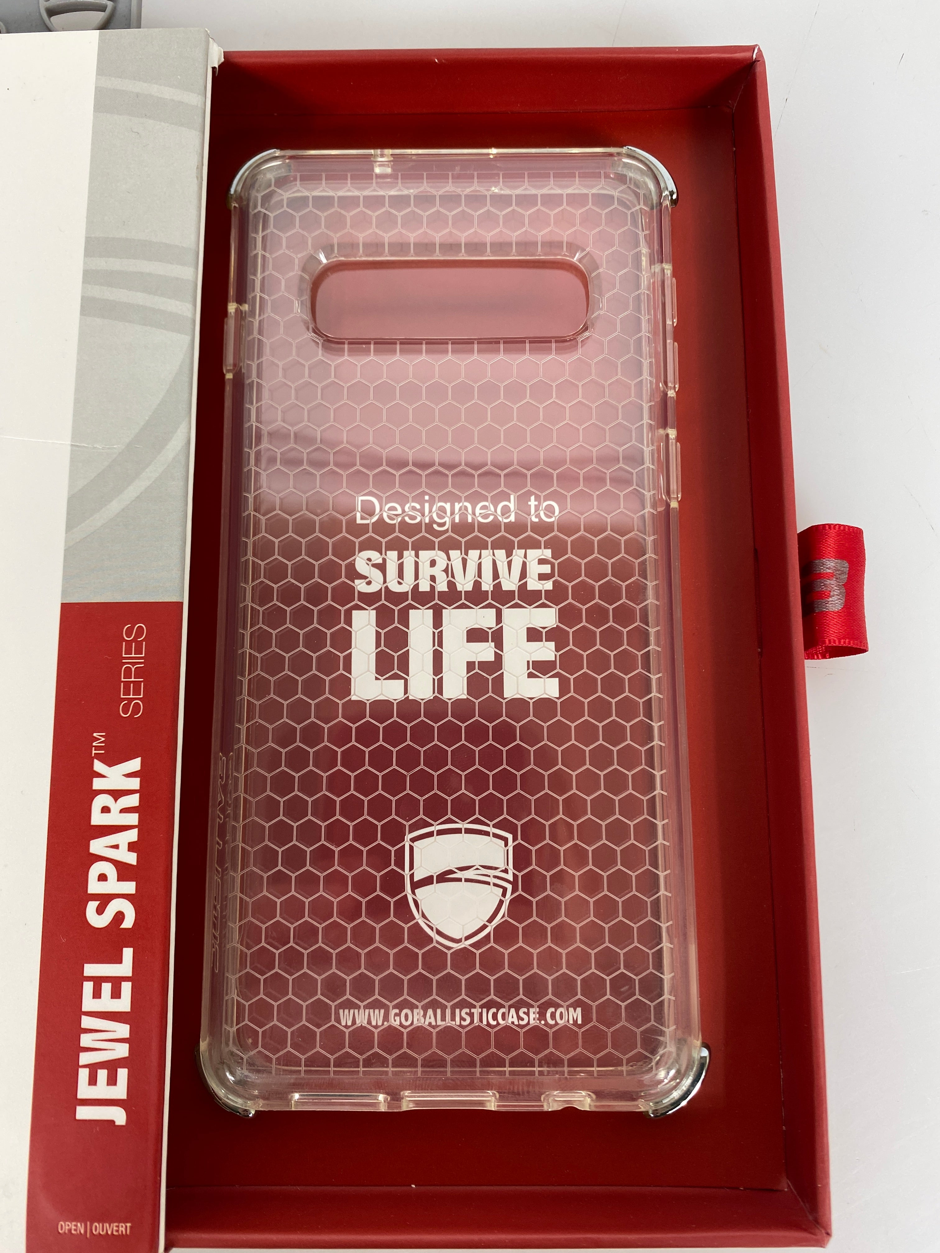 Ballistic Jewel Series Clear Phone Case for Samsung Galaxy S10