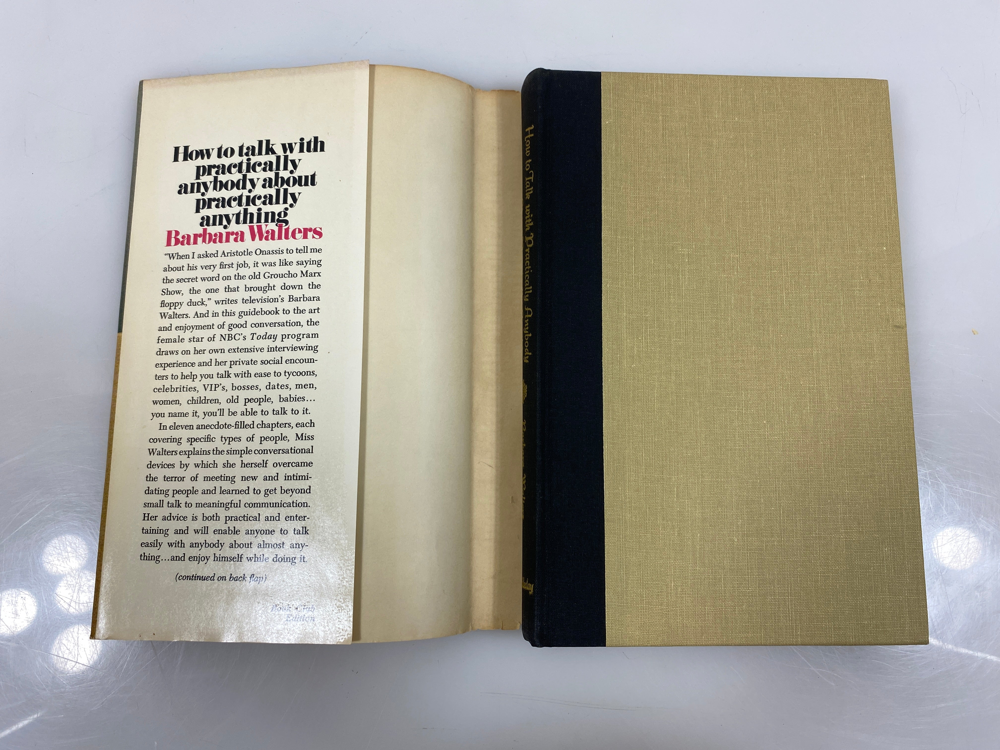 Barbara Walters How to Talk With Practically Anybody... 1970 HCDJ