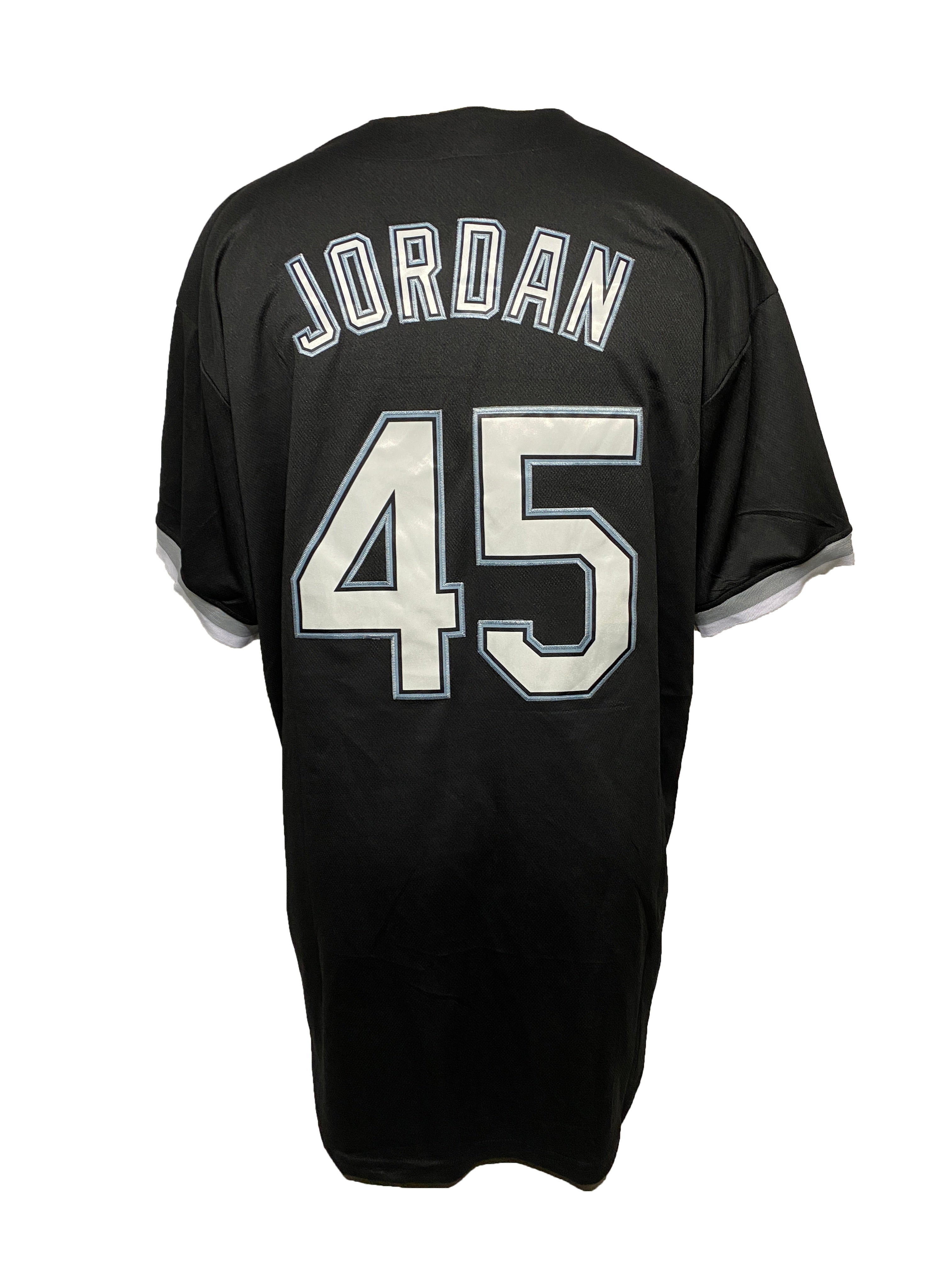 Baron's #45 Jordan Black Baseball Jersey Button Up Men's XXXL