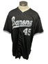 Baron's #45 Jordan Black Baseball Jersey Button Up Men's XXXL