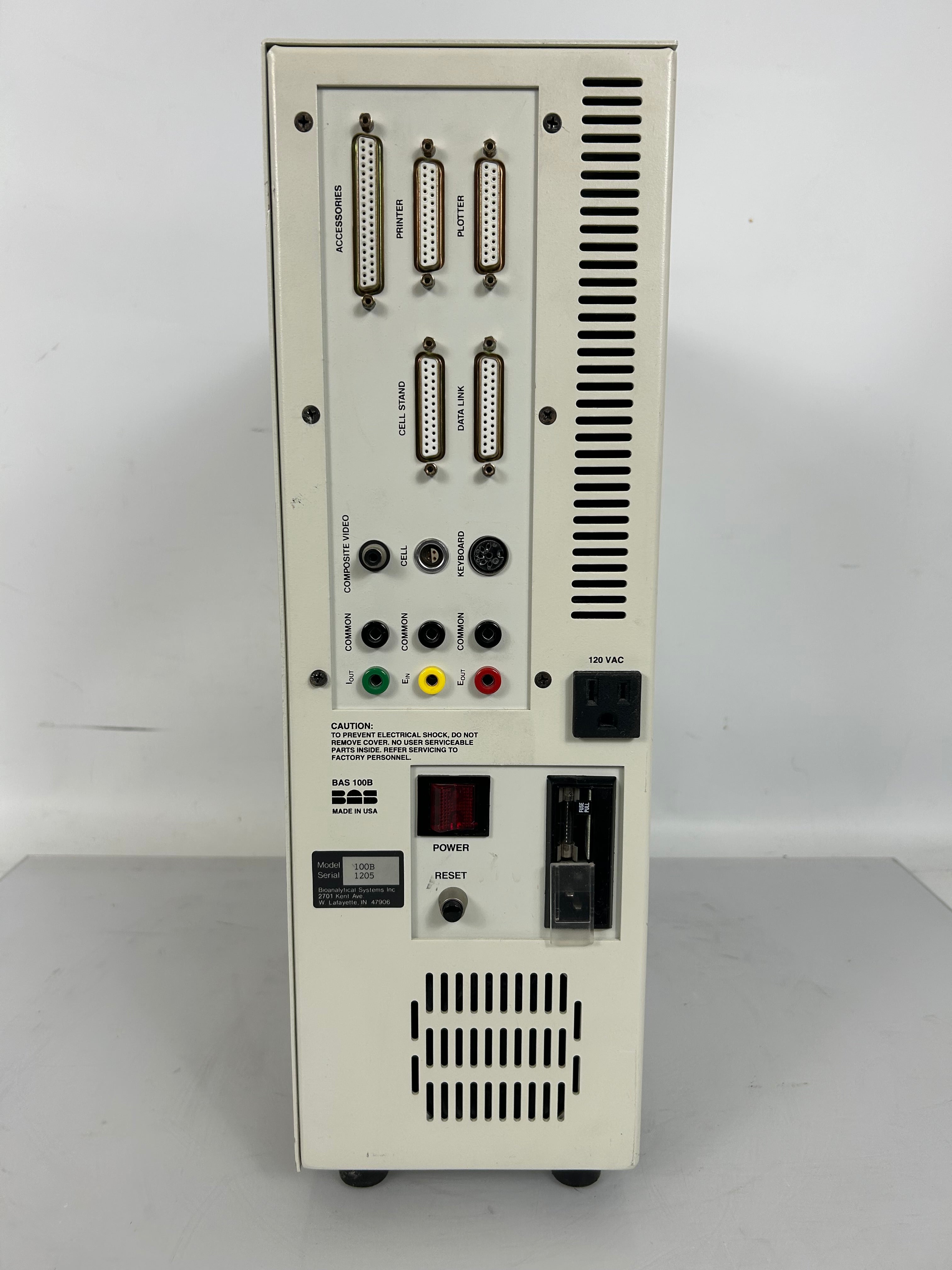 BAS 100B Electrochemical Analyzer *Untested*
