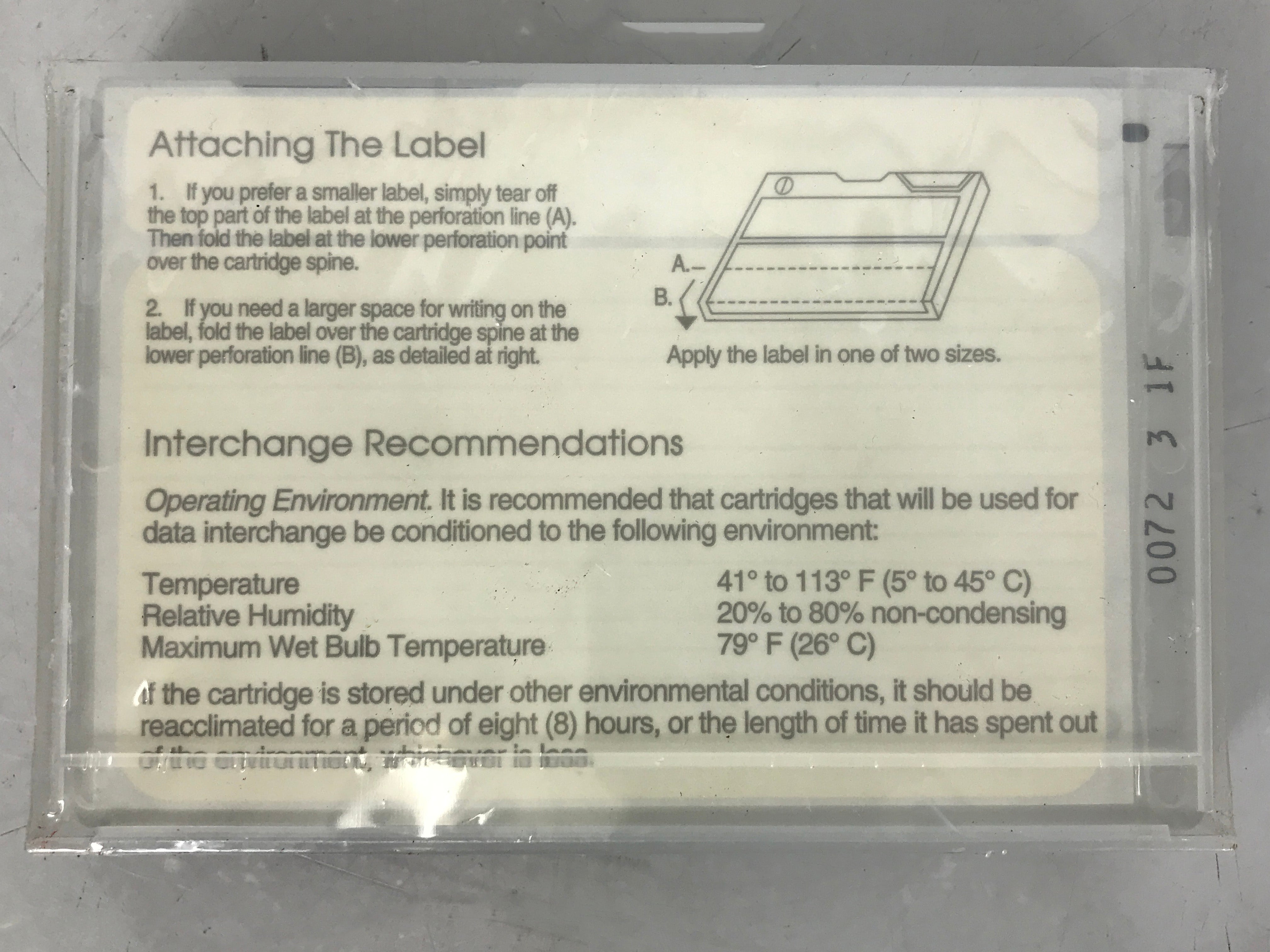 BASF Extra 600A Data Cartridge