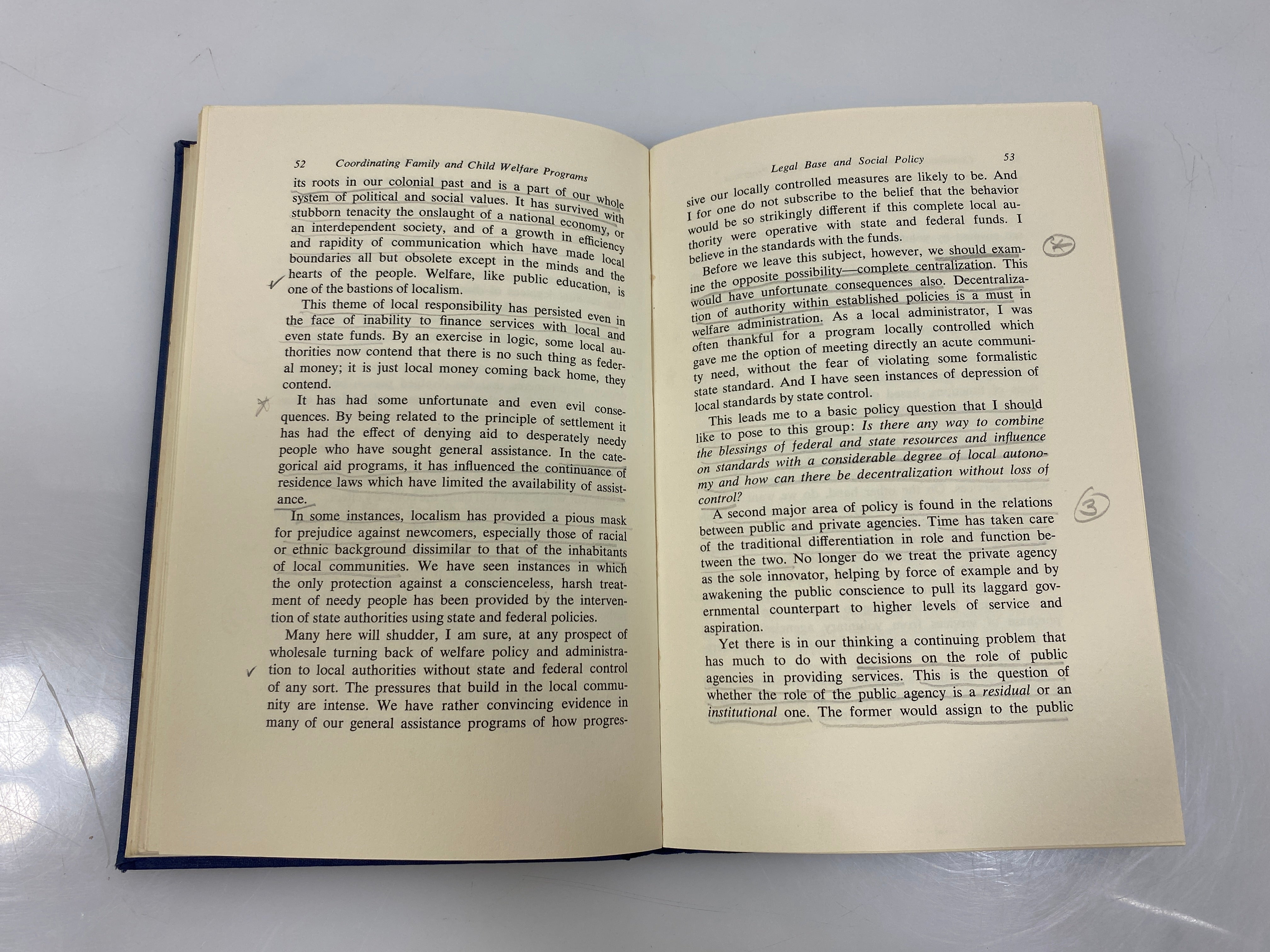 Basic Issues in Coordinating Family and Child Welfare Programs Ex-libra 1964 HC