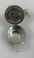 Basic Spirit Fine Pewter Ballerina Wish Box Figurine With Earrings