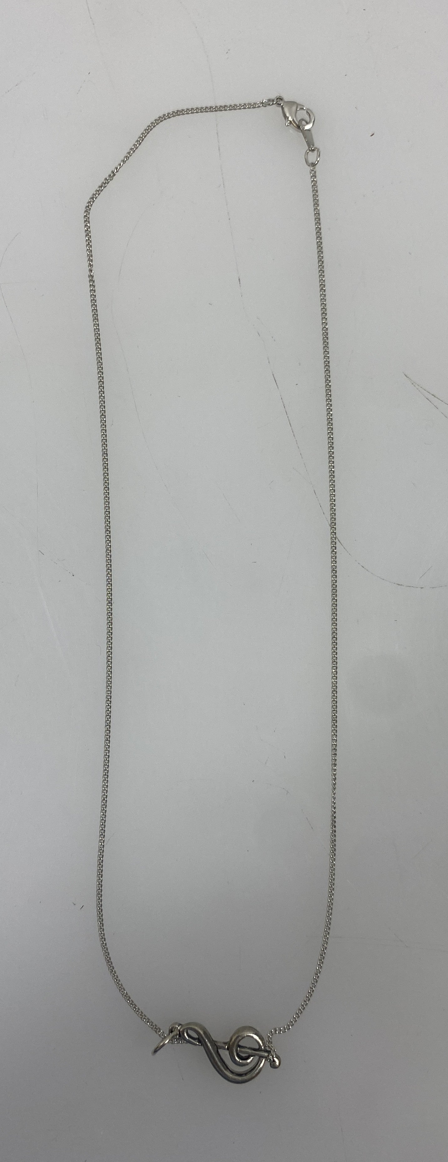 Basic Spirit Fine Pewter Piano Wish Box With G Clef Necklace