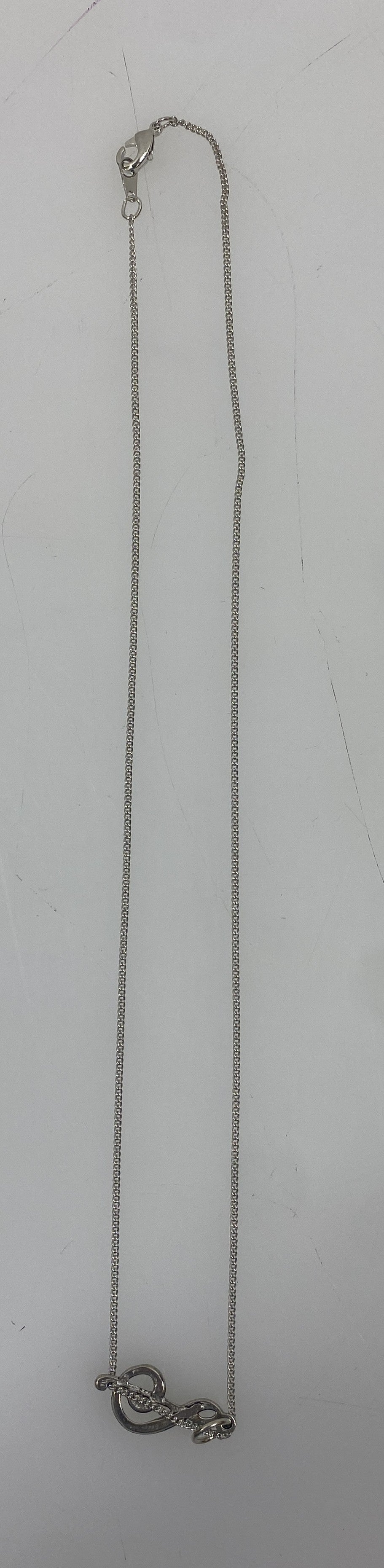 Basic Spirit Fine Pewter Piano Wish Box With G Clef Necklace