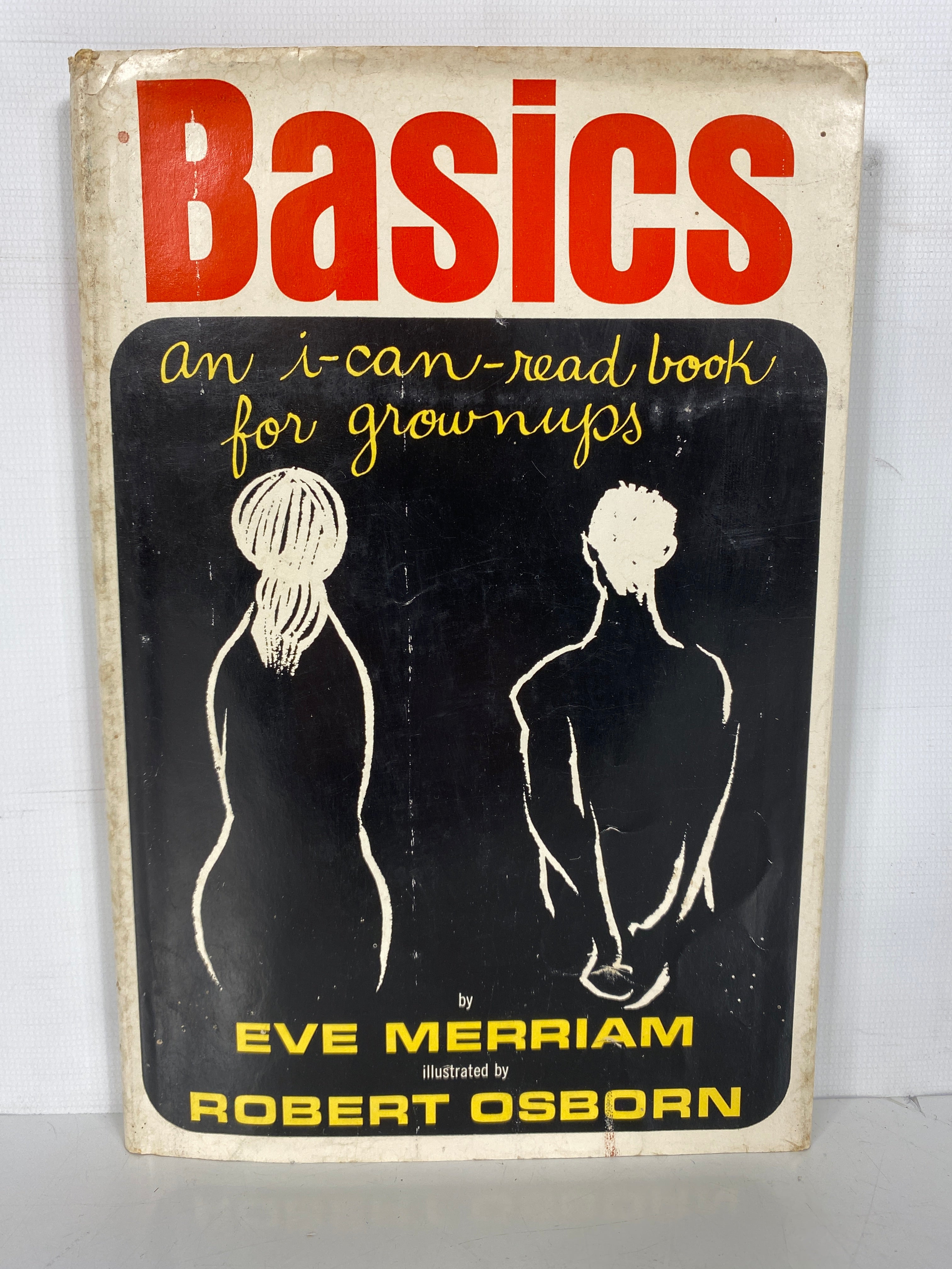 Basics An I Can Read Book for Grownups Eve Merriam 1962 1st Print HCDJ
