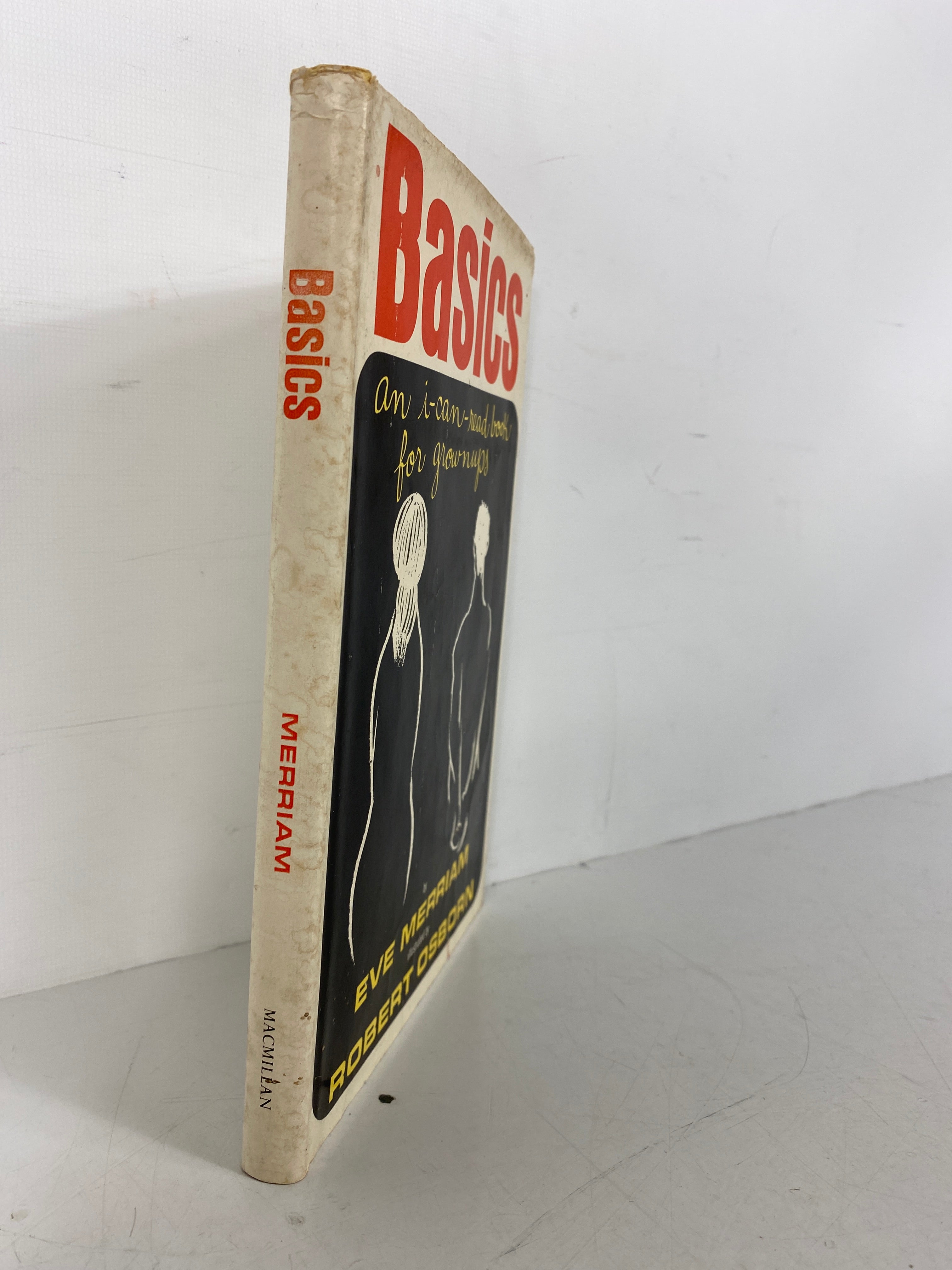 Basics An I Can Read Book for Grownups Eve Merriam 1962 1st Print HCDJ