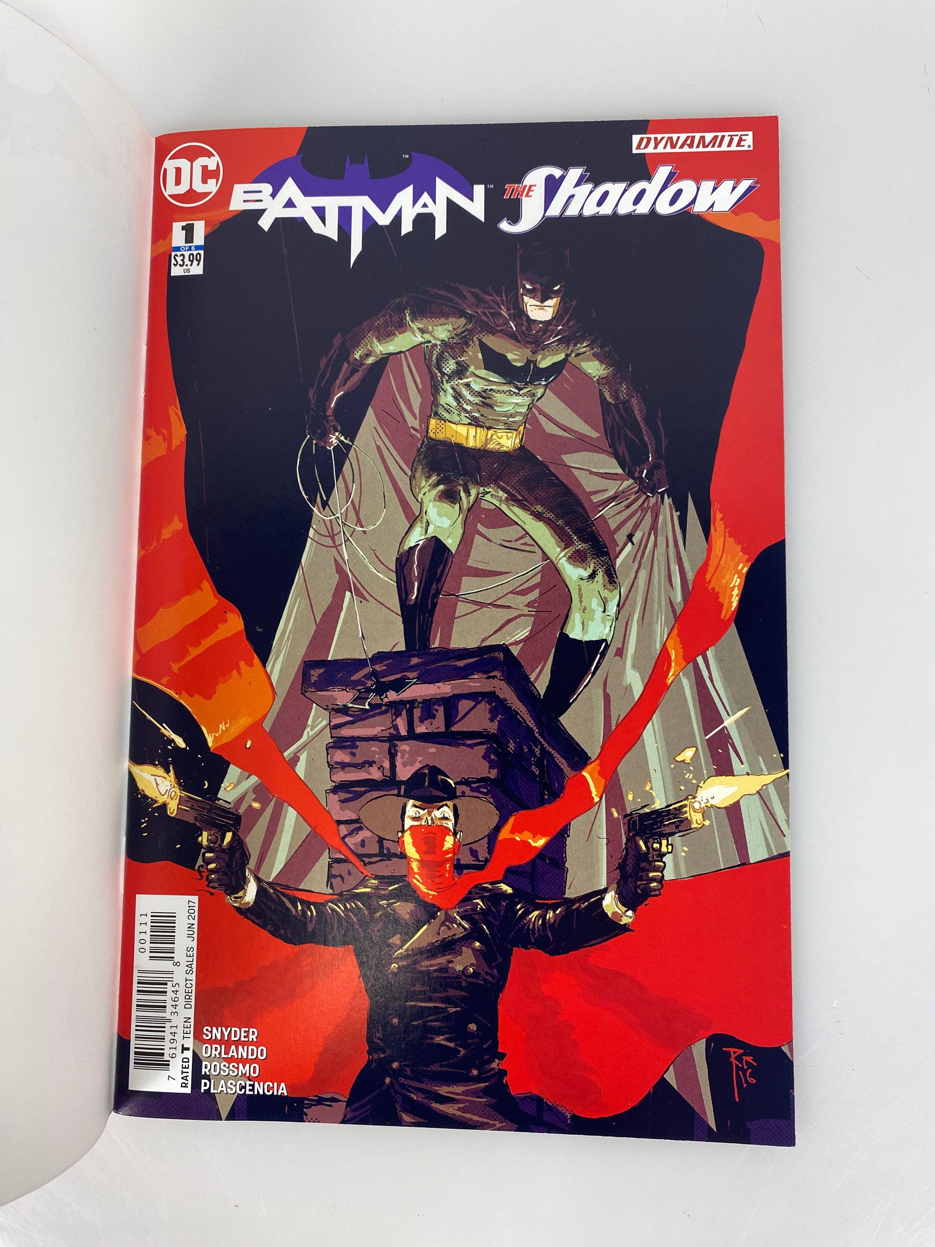 Batman and The Shadow 1 DC Comic Book Sketch Cover 2017