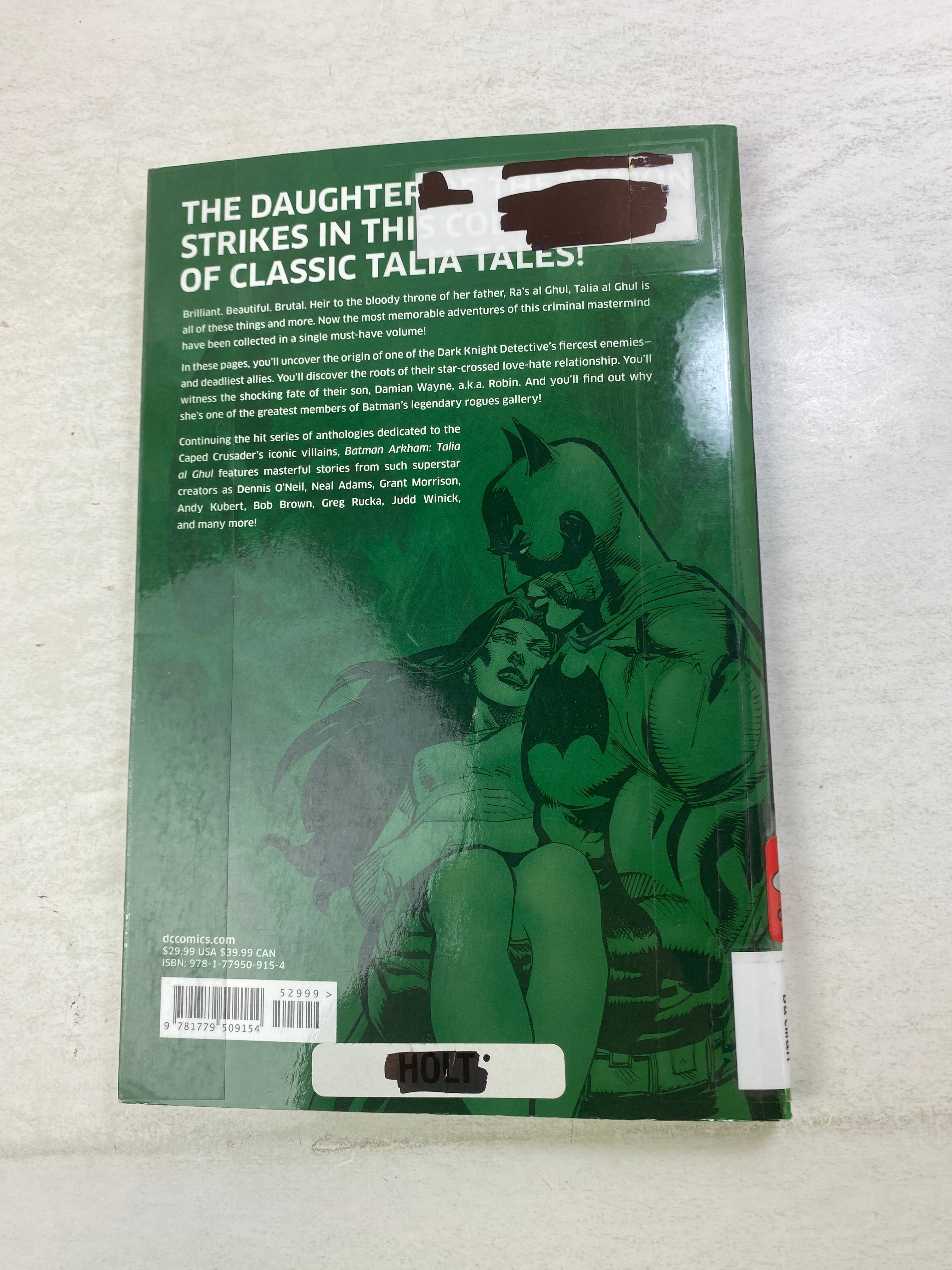 Batman Arkham Talia Al Ghul DC Graphic Novel Ex Lib 2021