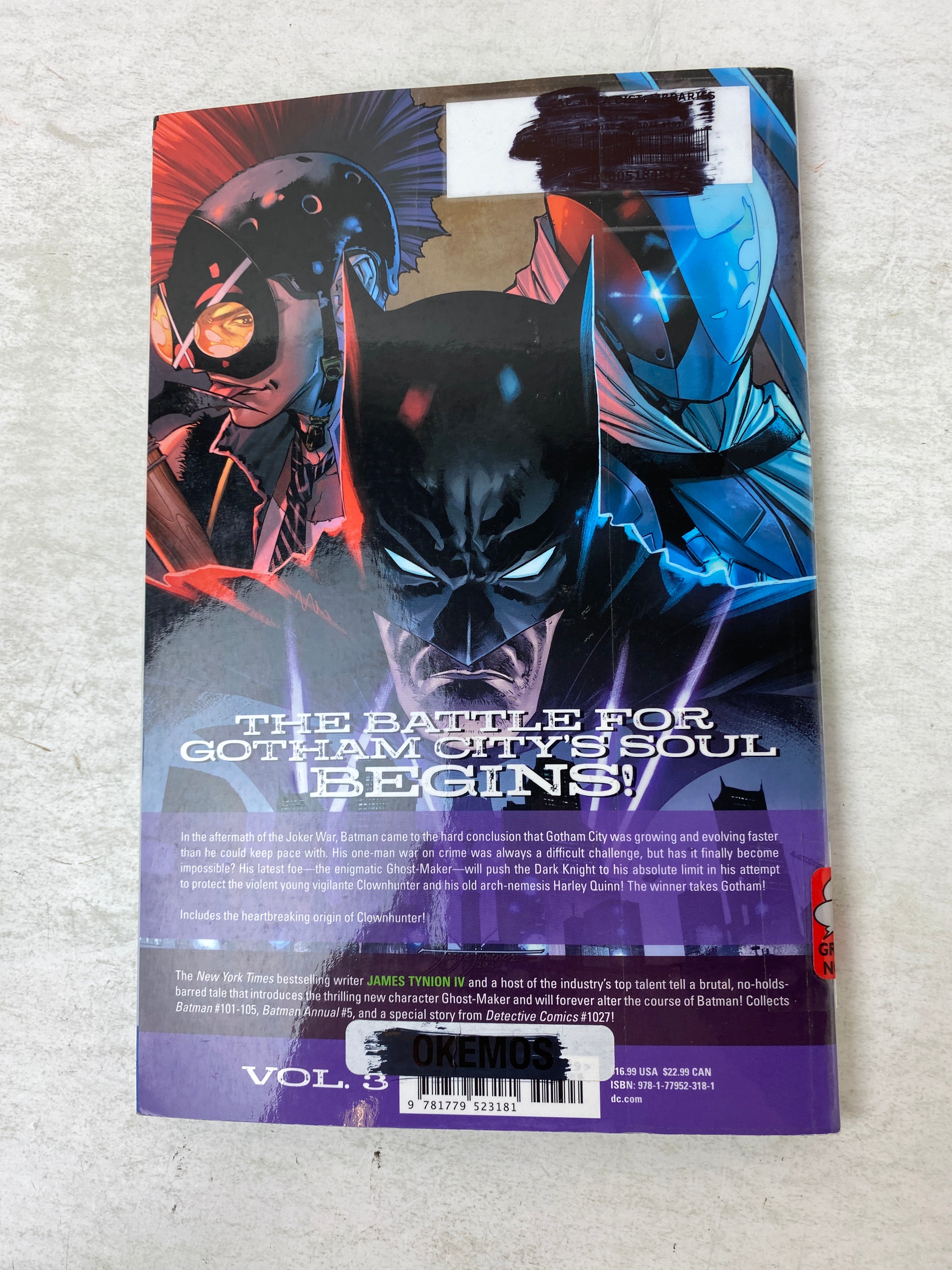 Batman Ghost Stories Graphic Novel Ex Lib 2023