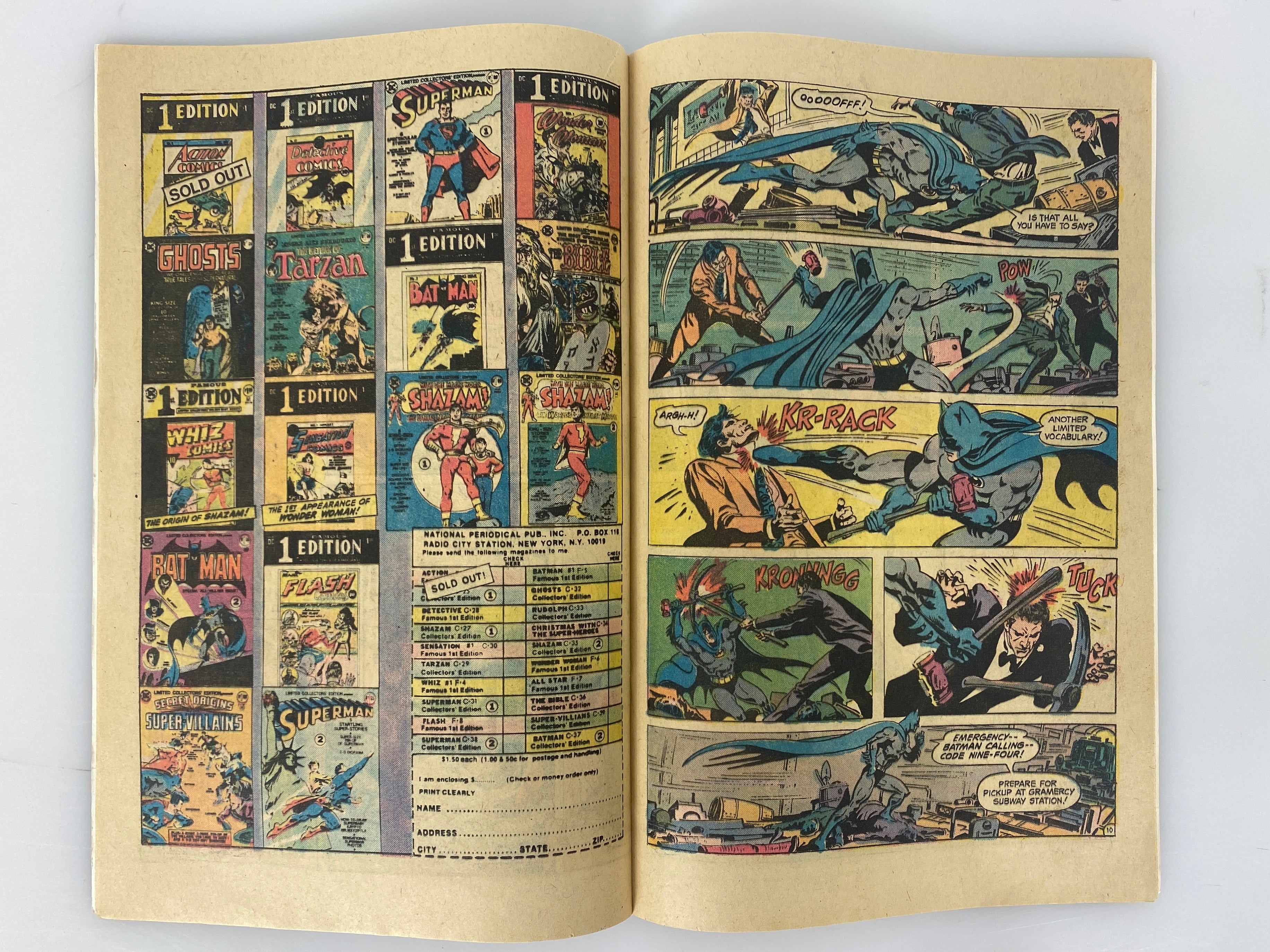 Batman Lot of 8 #266-273