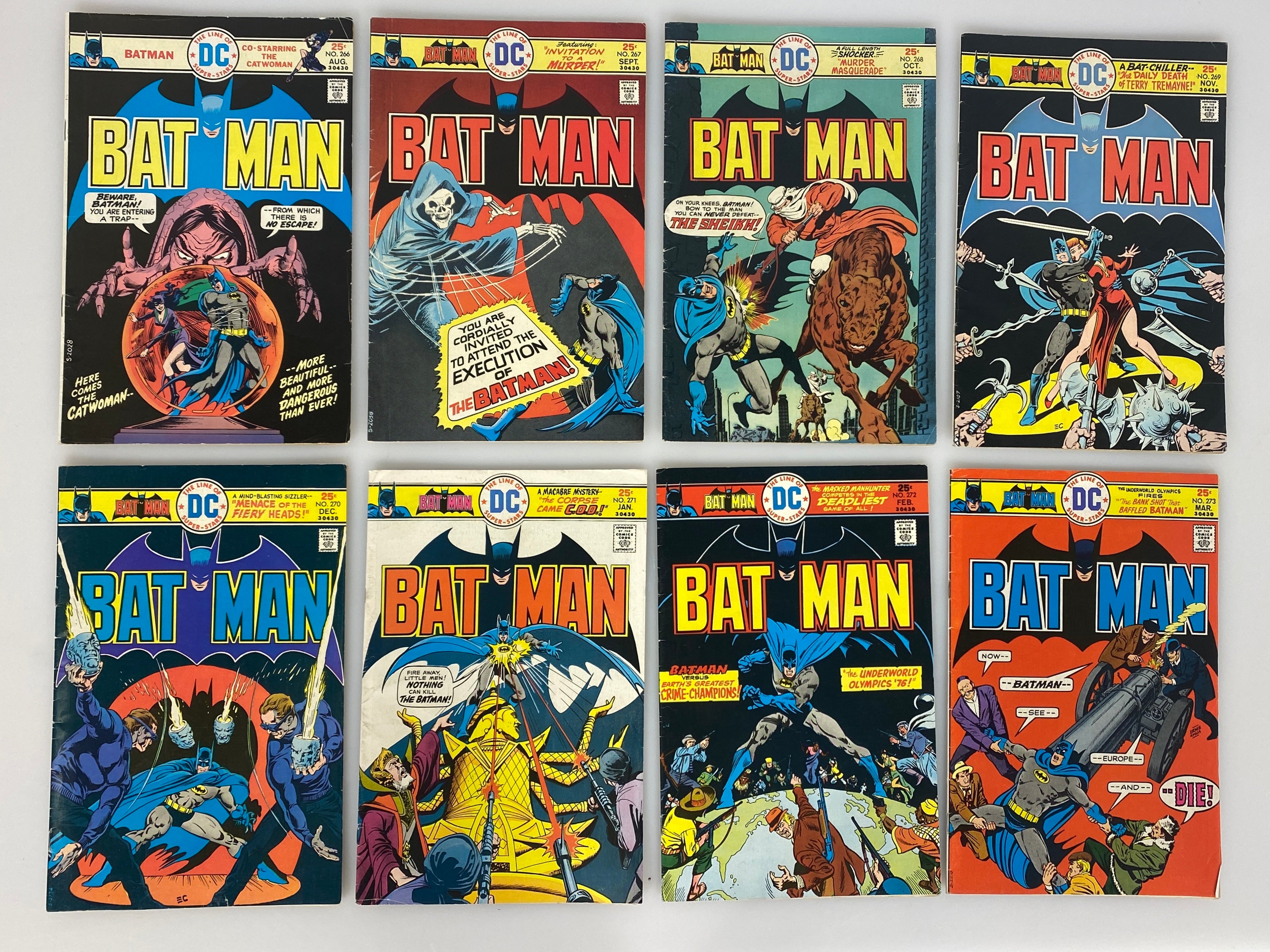 Batman Lot of 8 #266-273