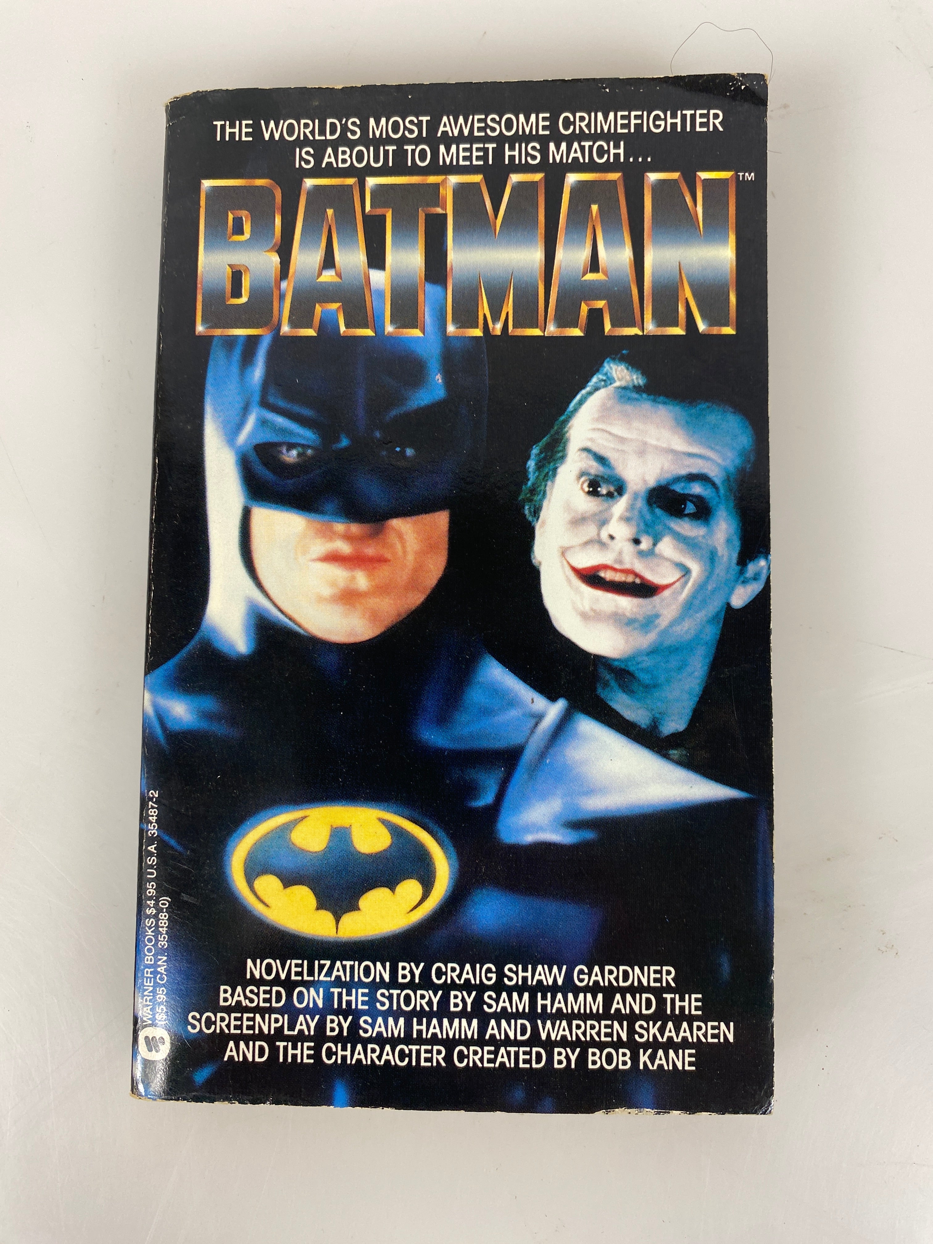 Batman Movie Paperback Craig Shaw Gardner 1989