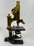 Bausch and Lomb Student Microscope 1929 Model 74964 w/Obj Chart