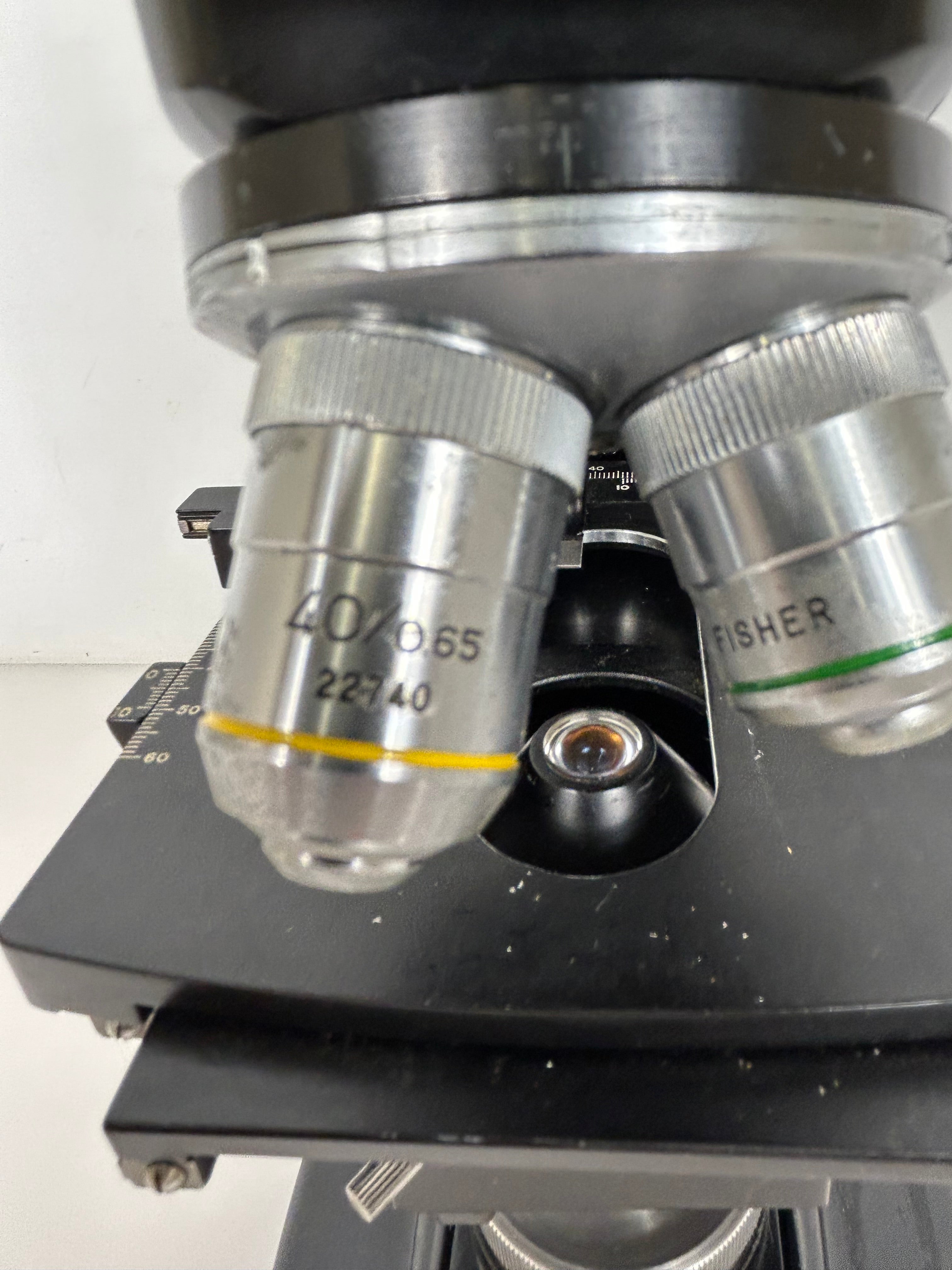 Bausch & Lomb Microscope with 3 Objectives