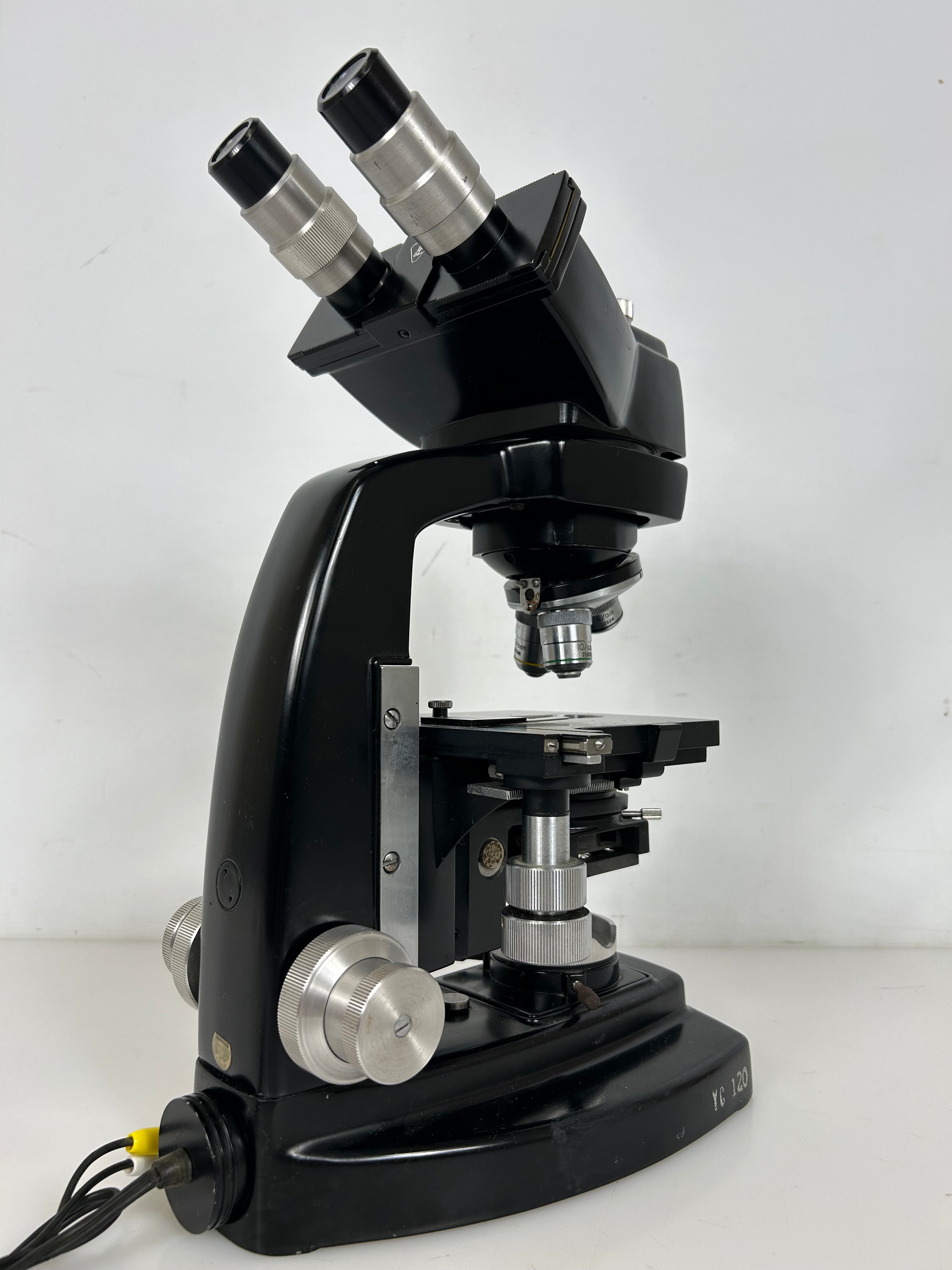 Bausch & Lomb Microscope with 3 Objectives