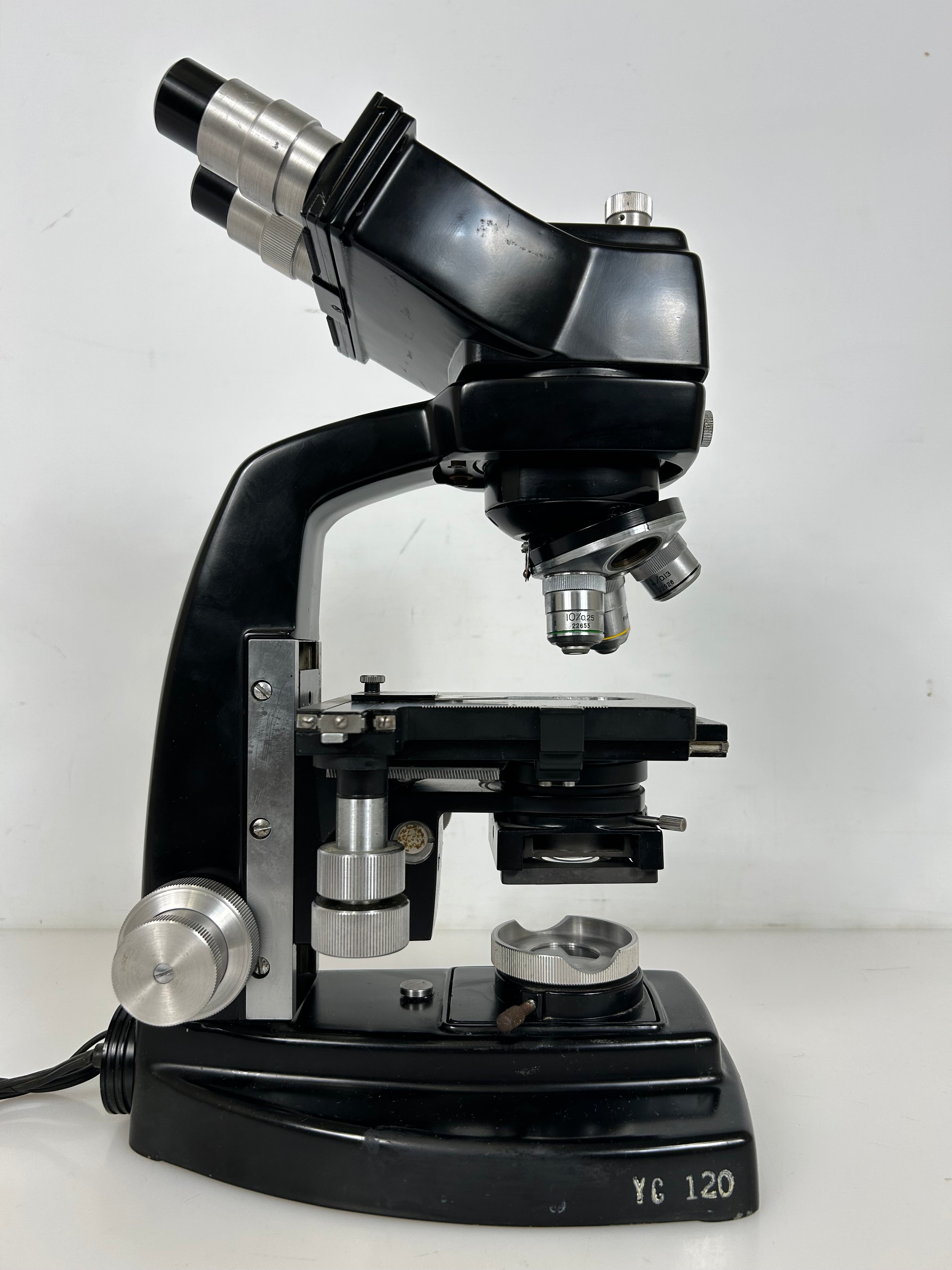Bausch & Lomb Microscope with 3 Objectives