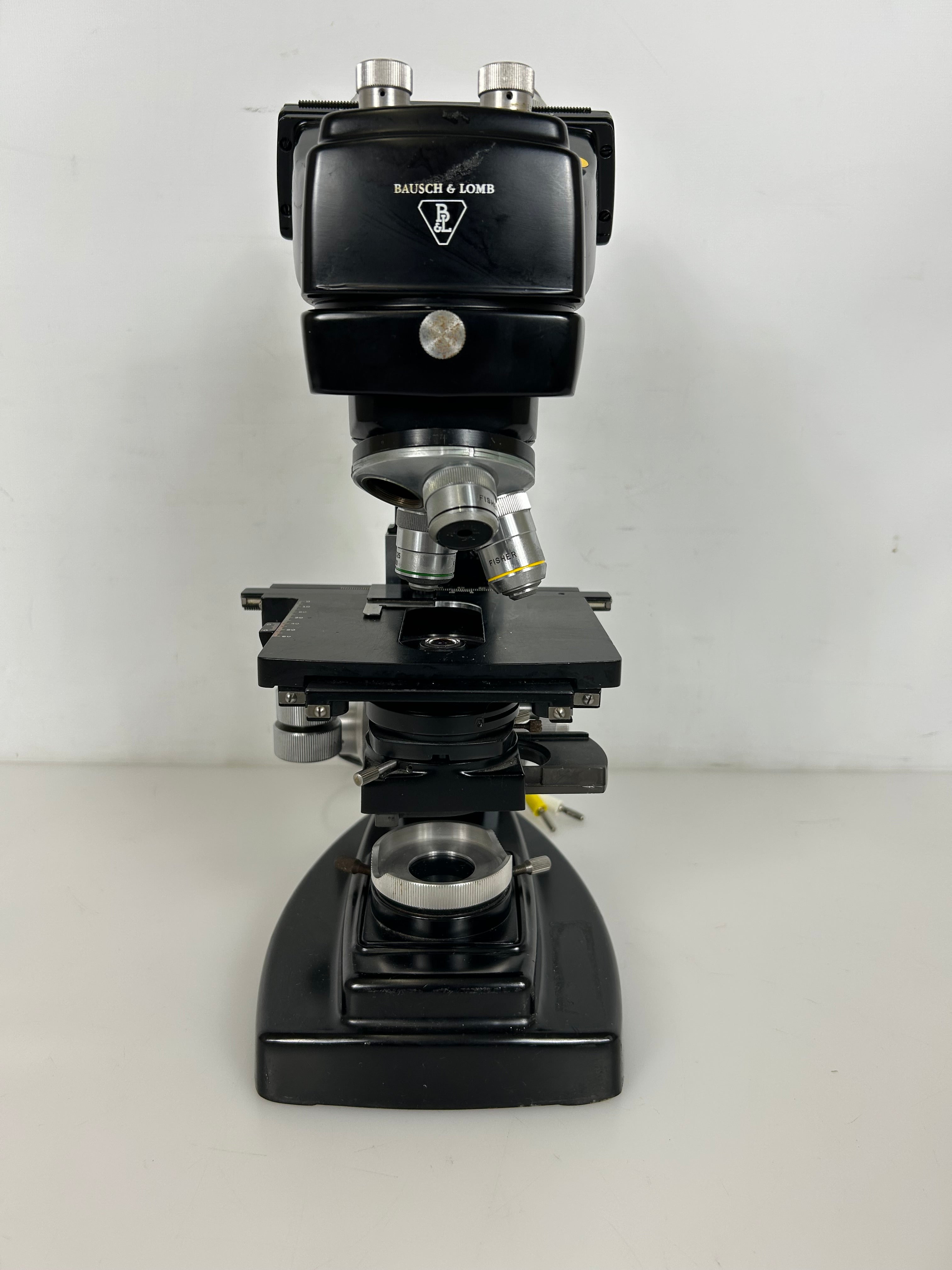Bausch & Lomb Microscope with 3 Objectives