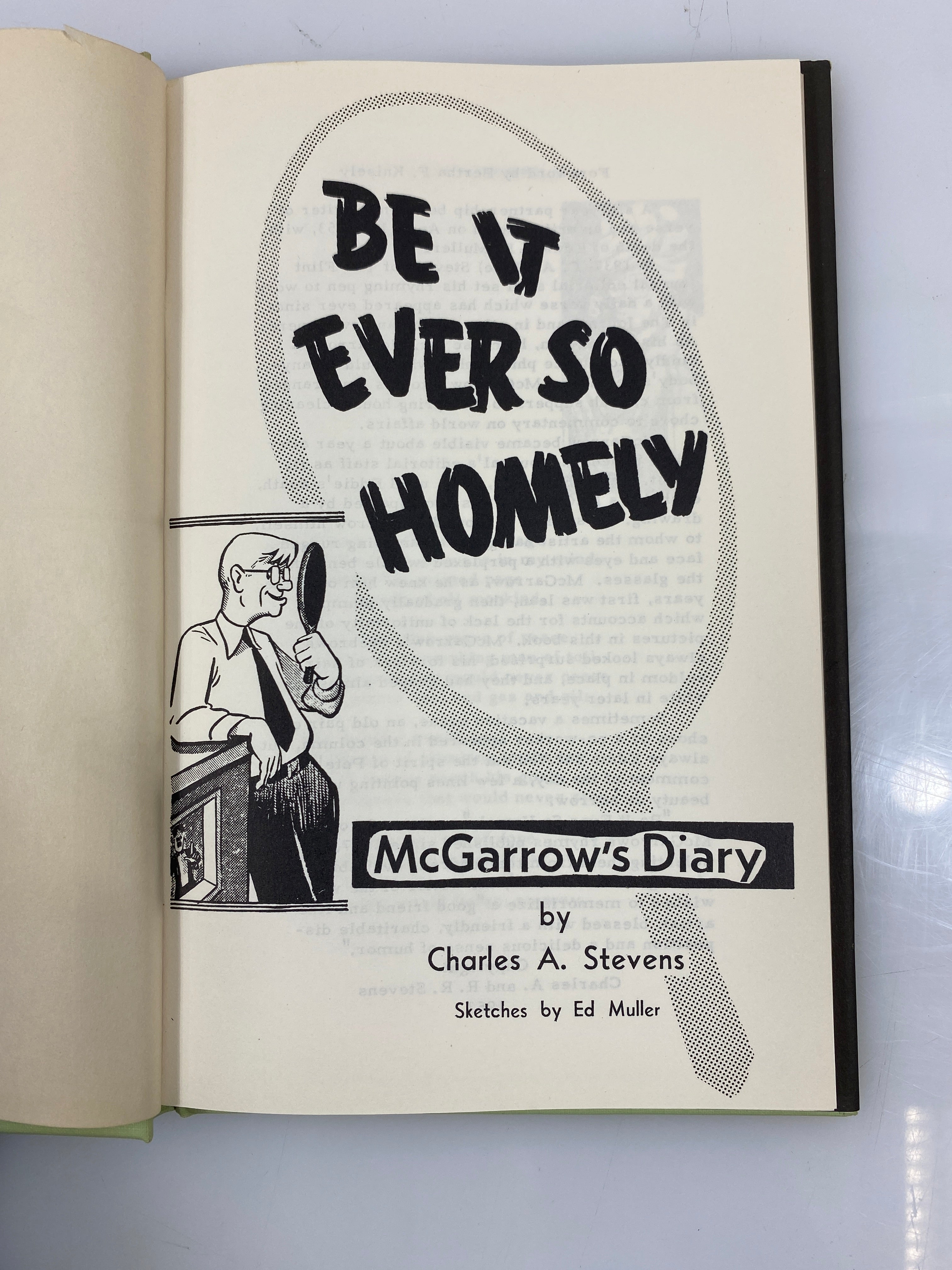 Be It Ever So Homely by Stevens 1953 HCDJ