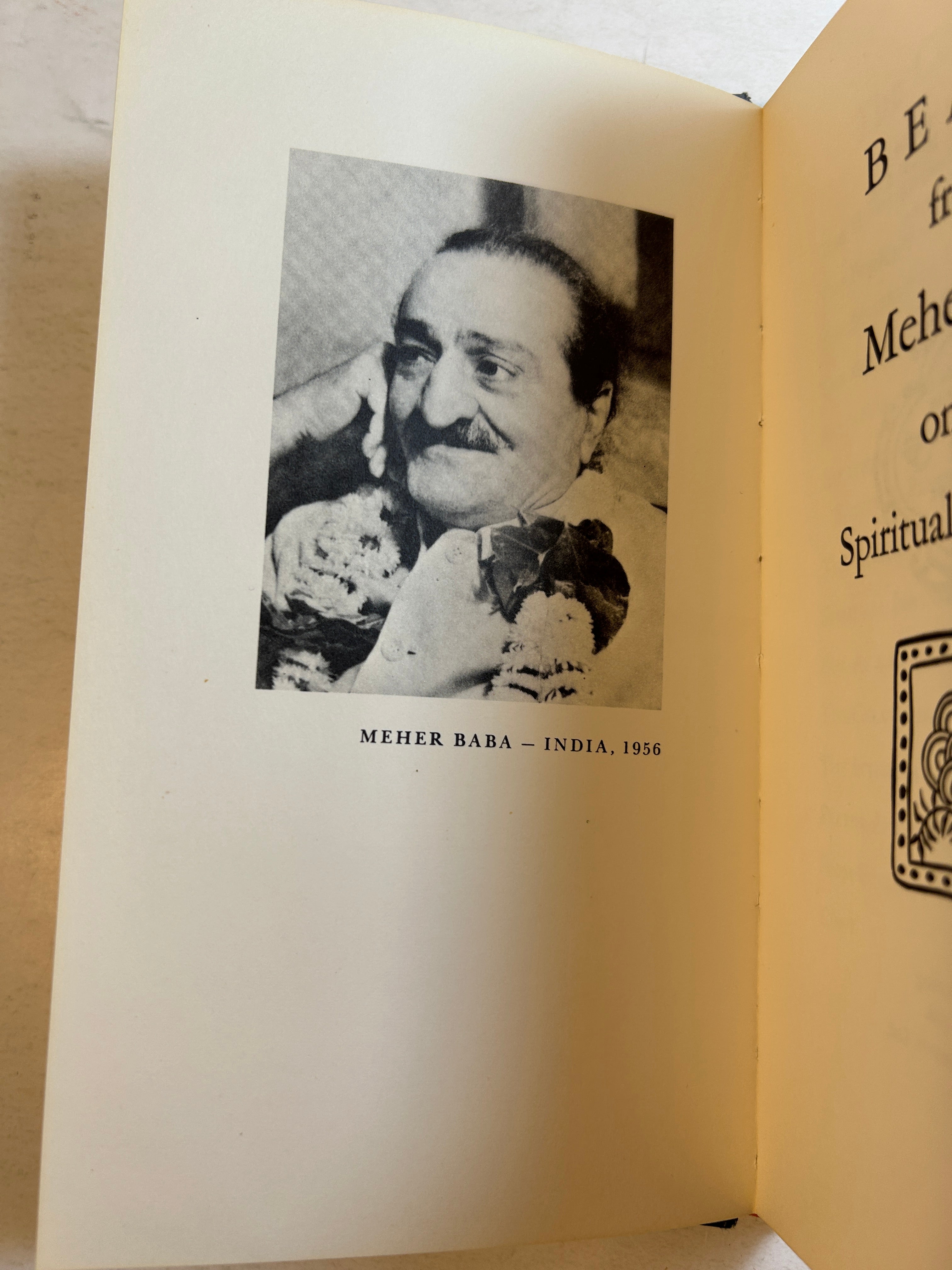 Beams from Meher Baba on the Spiritual Panorama 1968 Second Print HCDJ