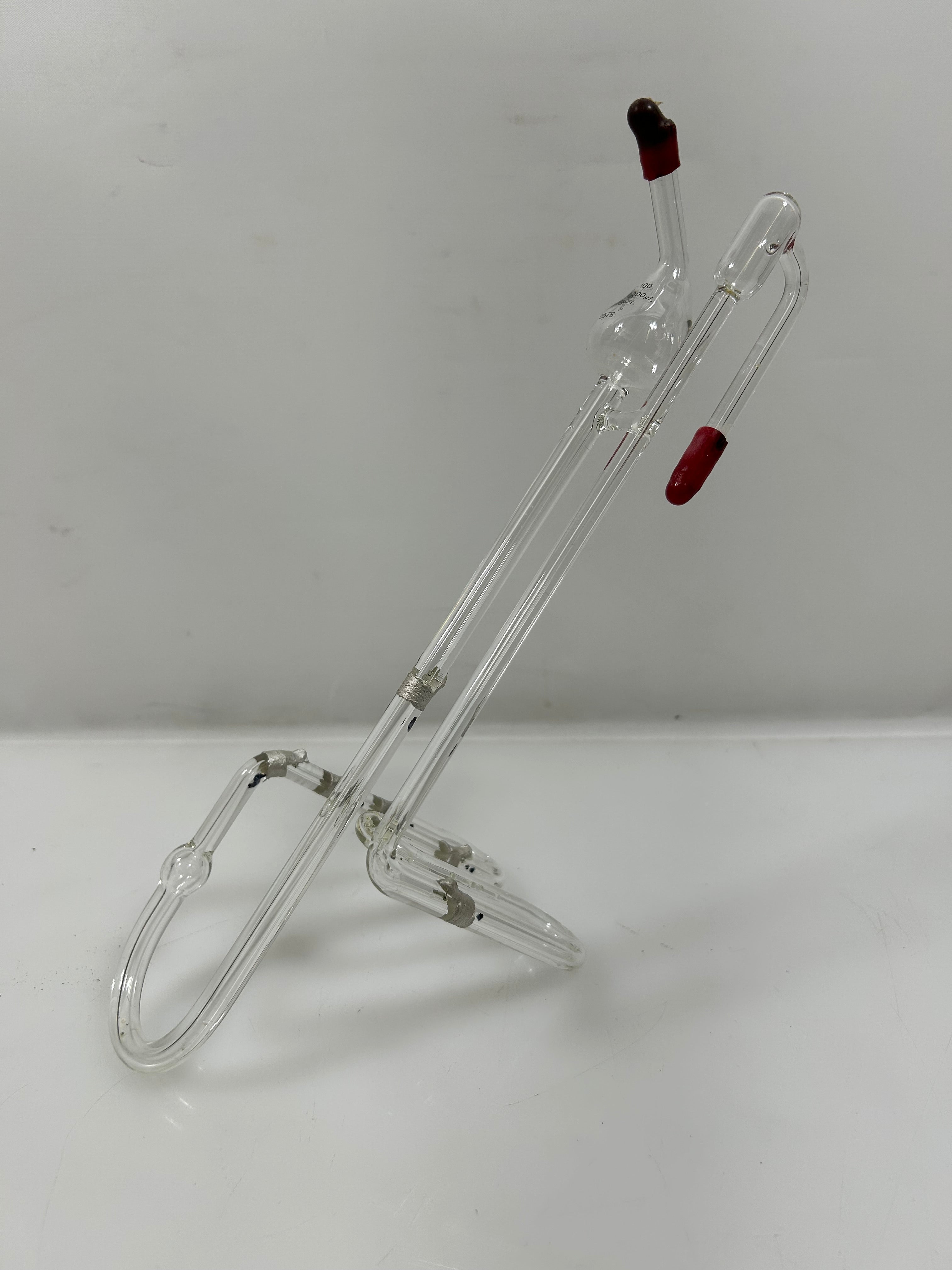 Beckman Coulter Manometer Curved Glass Laboratory Glassware 2000µL