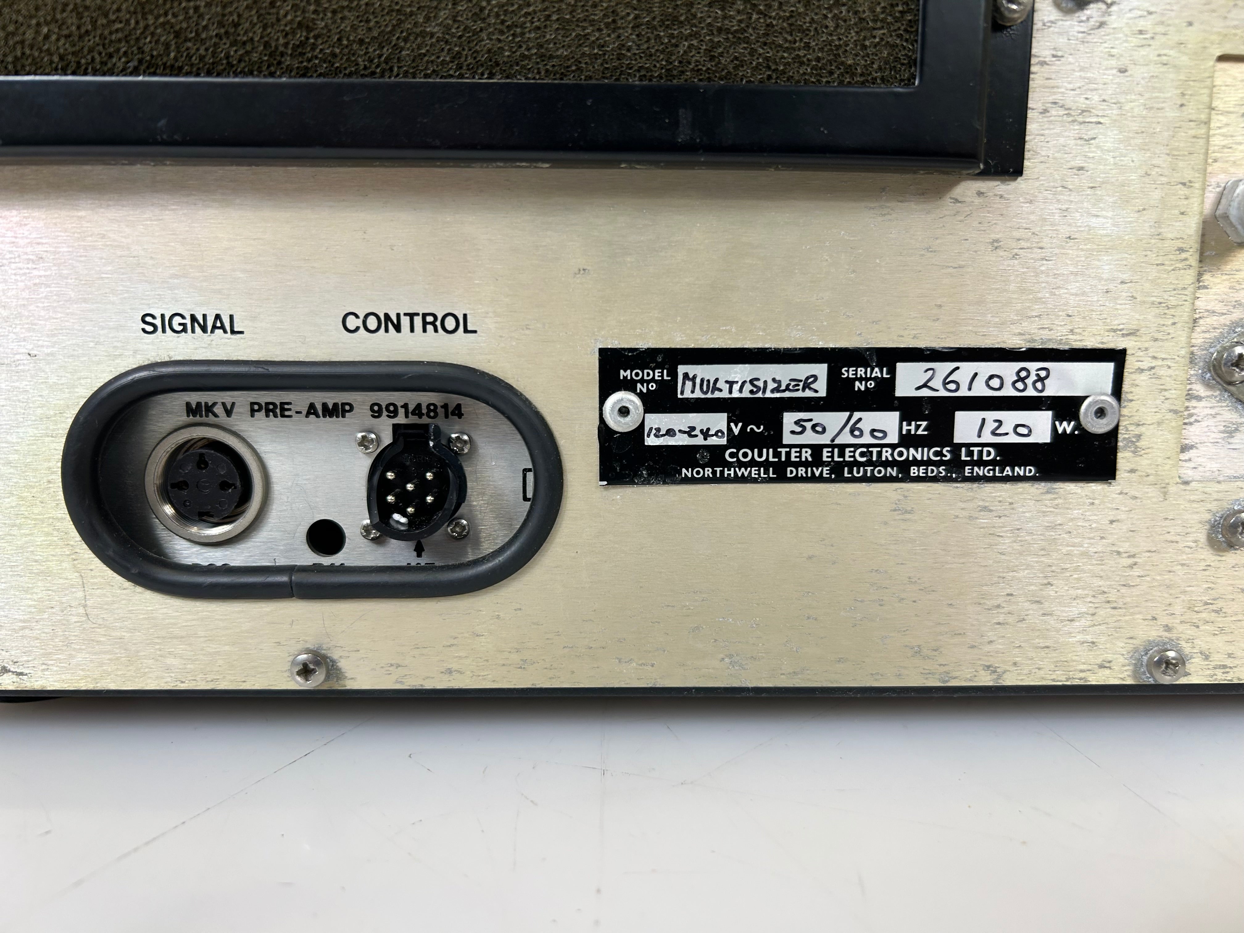 Beckman Coulter Multisizer *Powers On* *Untested*
