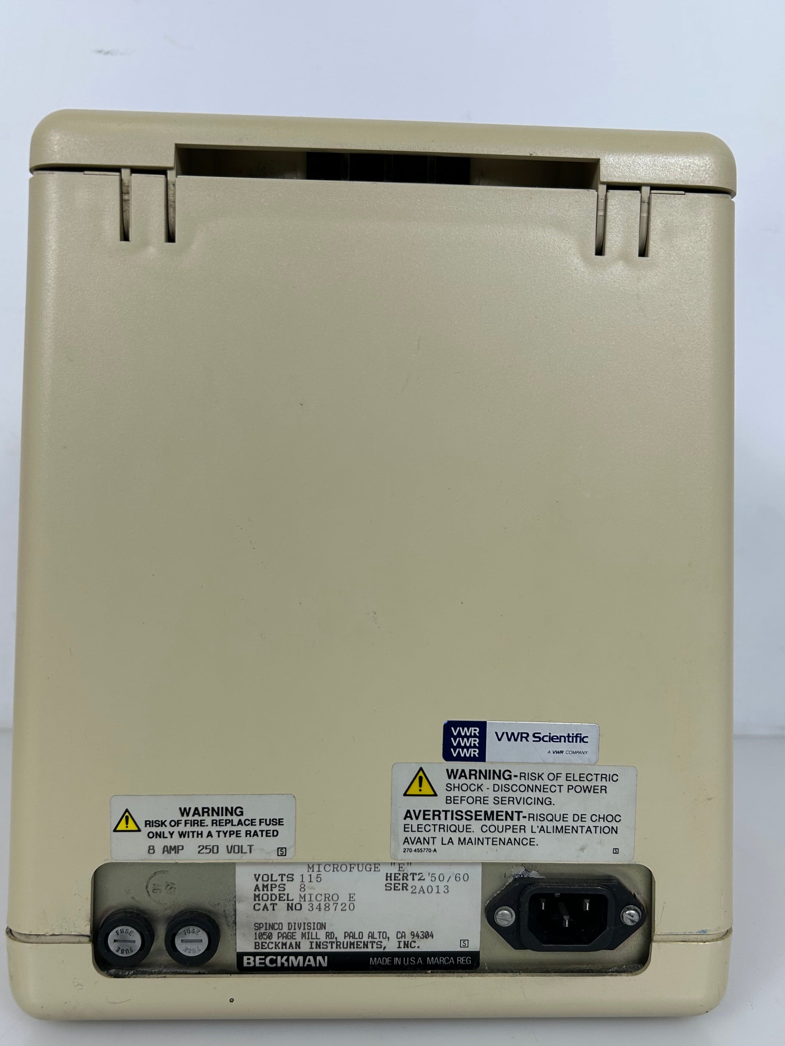 Beckman Microfuge E