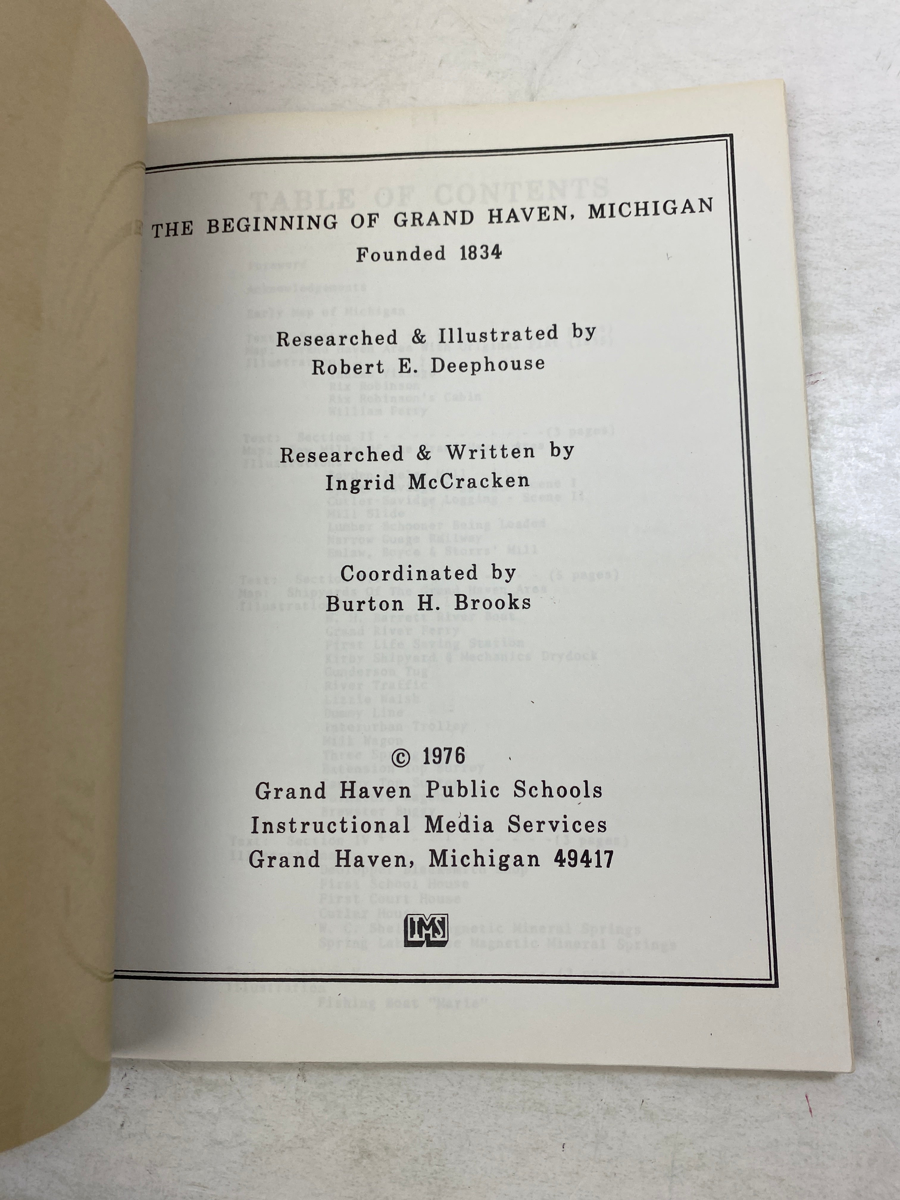 Beginning of Grand Haven, Michigan 1976