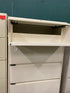 Beige 5 Drawer Locking Filing Cabinet