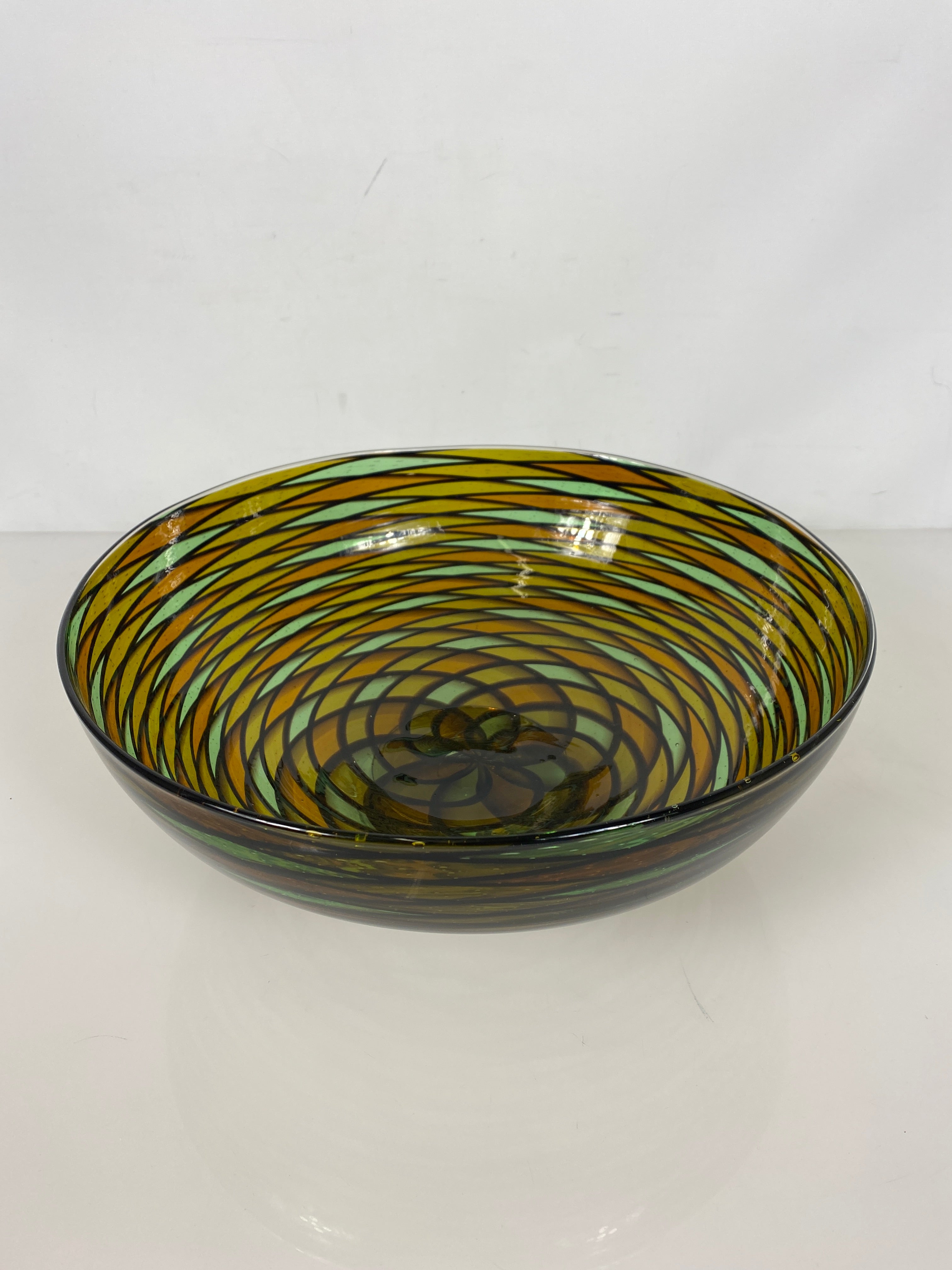 Bendetto Glassworks Signed Glass Bowl