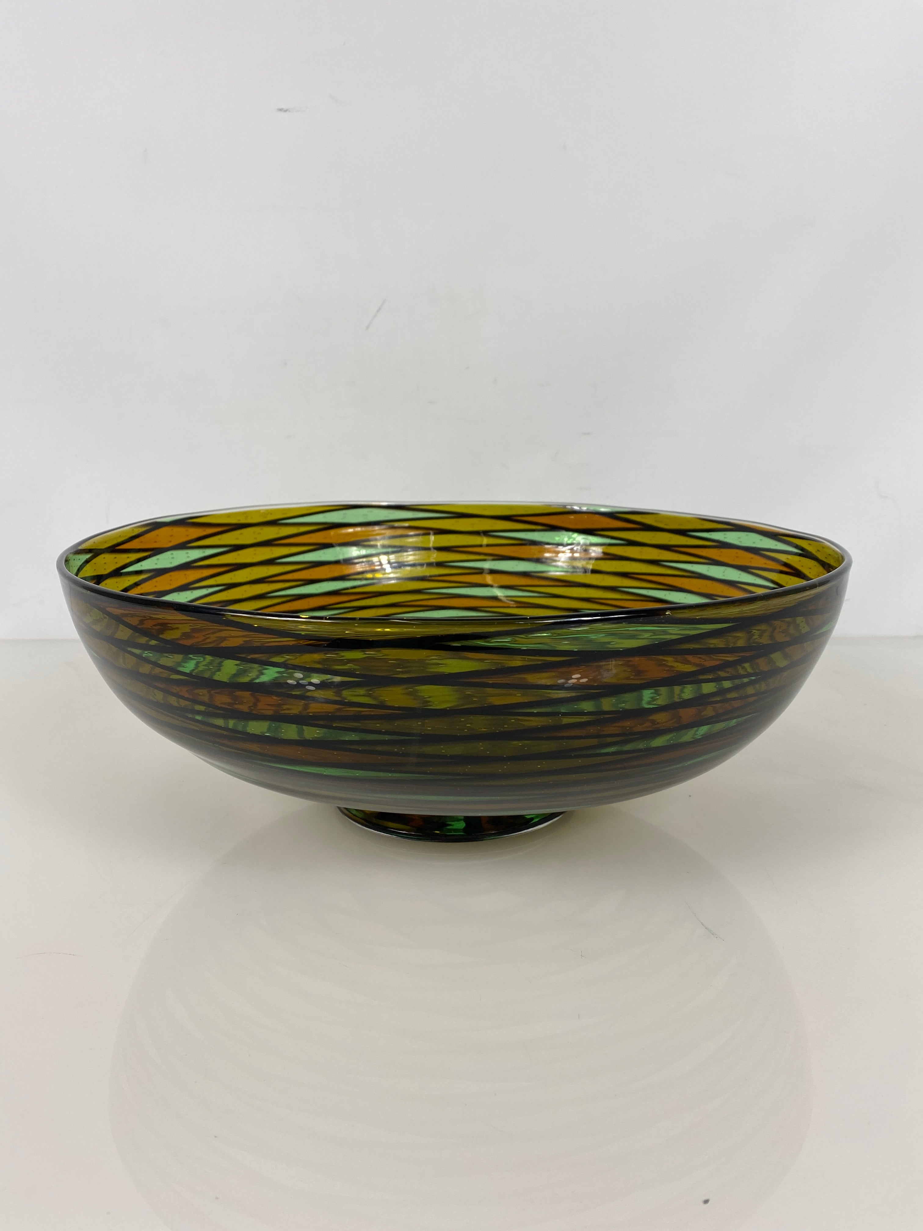 Bendetto Glassworks Signed Glass Bowl