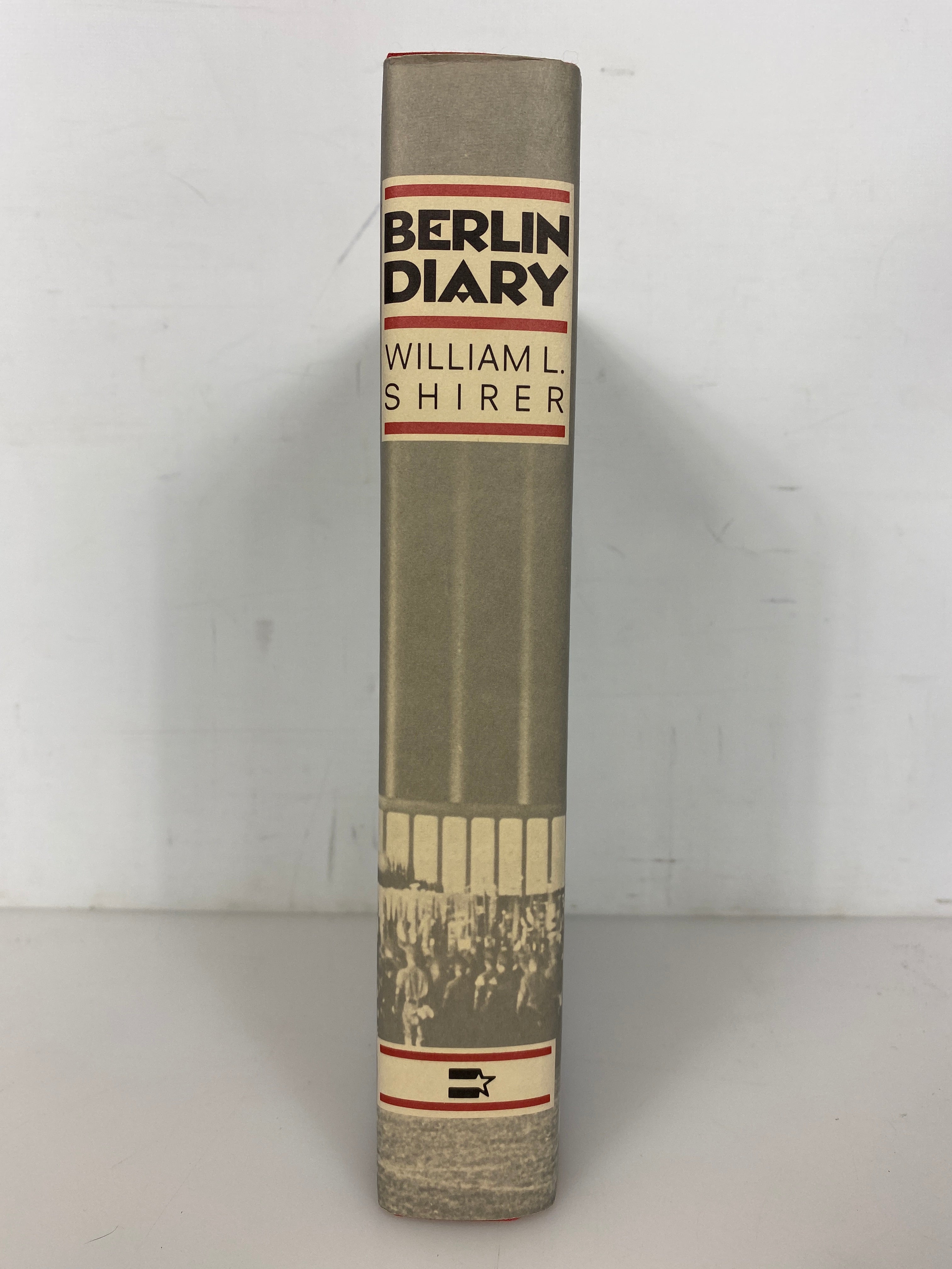 Berlin Diary by William Shirer 1987 BOMC Edition HC DJ Slipcase