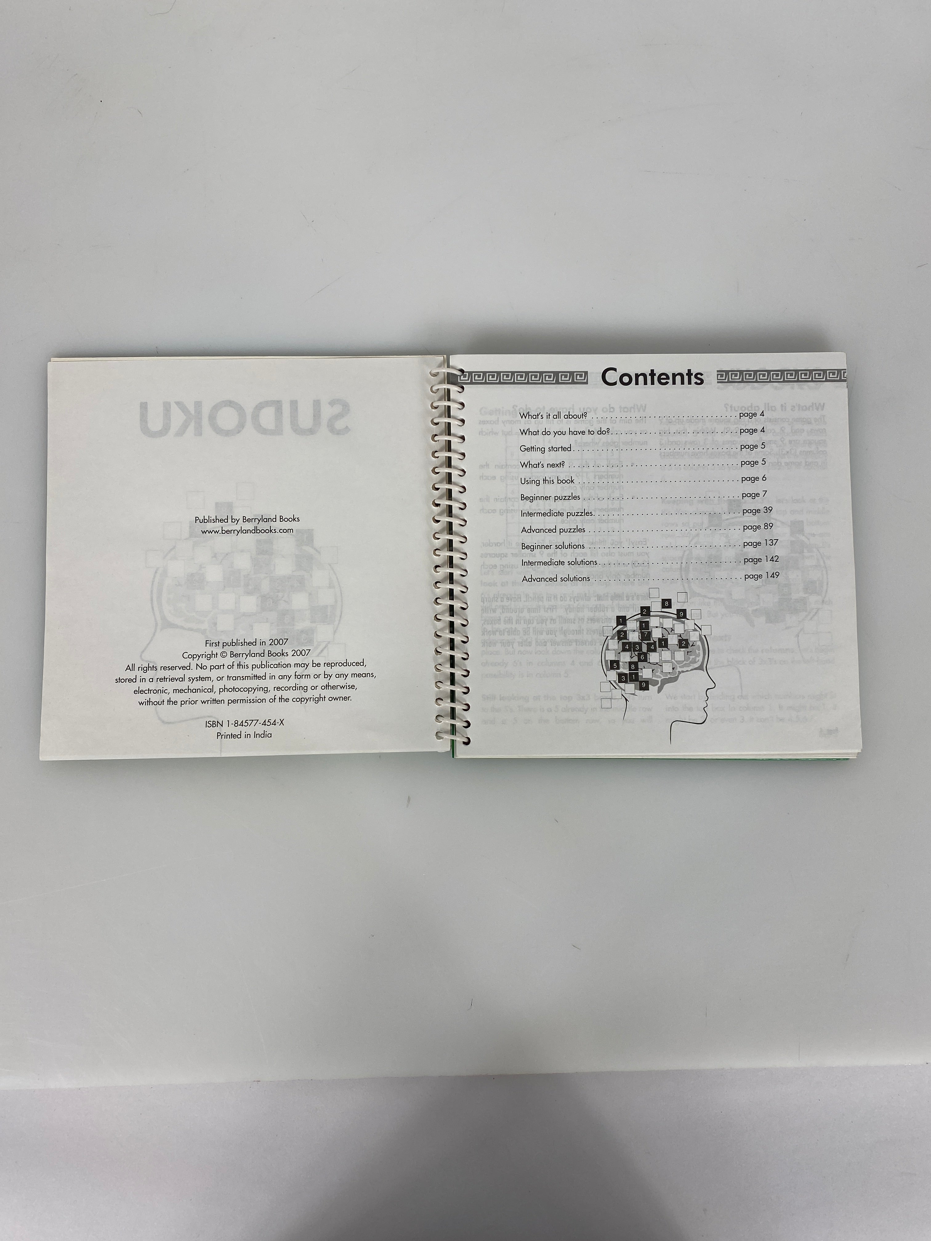 Berryland Books Spiral-Bound Sudoku Book #5