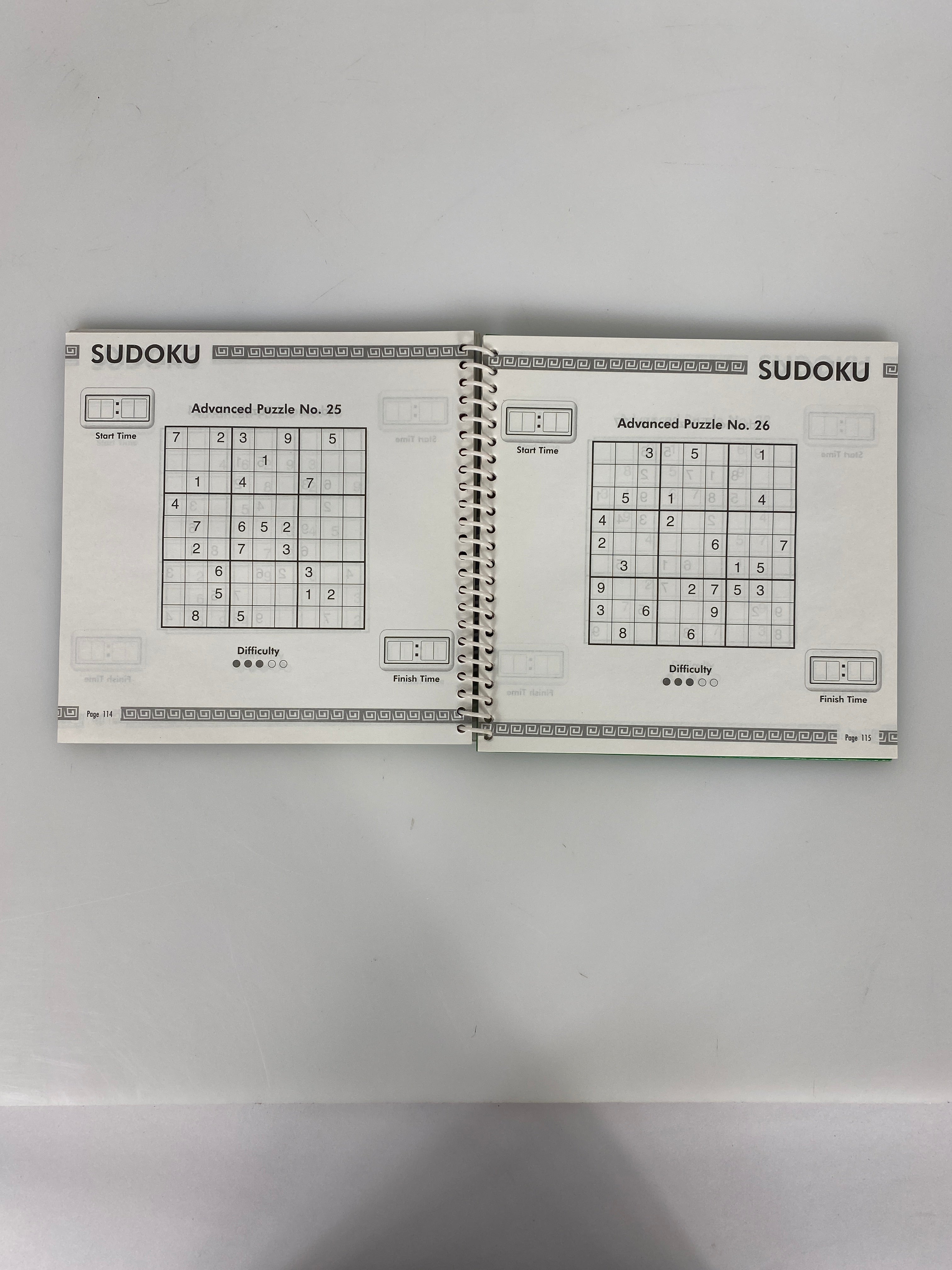 Berryland Books Spiral-Bound Sudoku Book #5