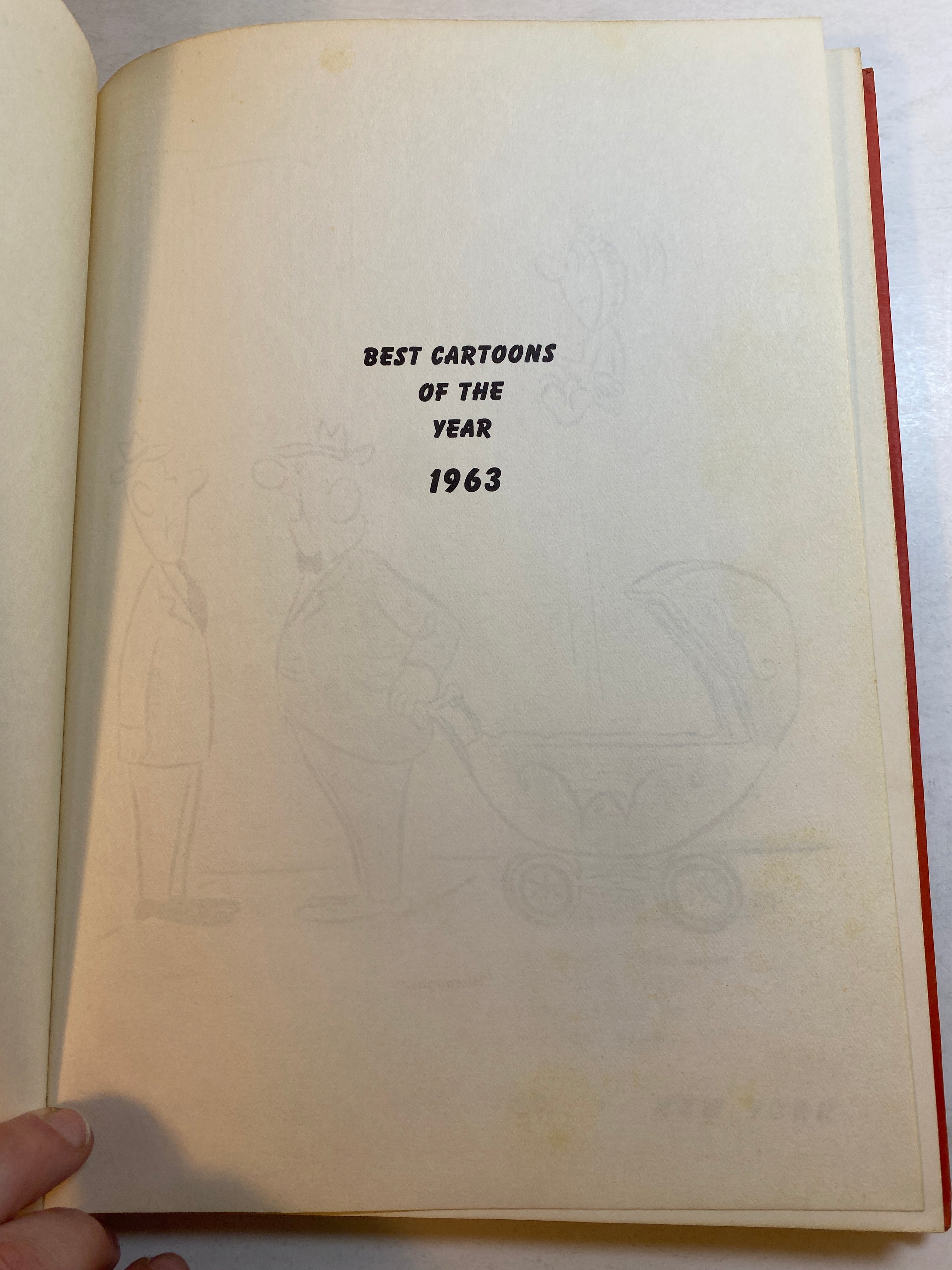 Best Cartoons of the Year 1963 HC Lawrence Lariar