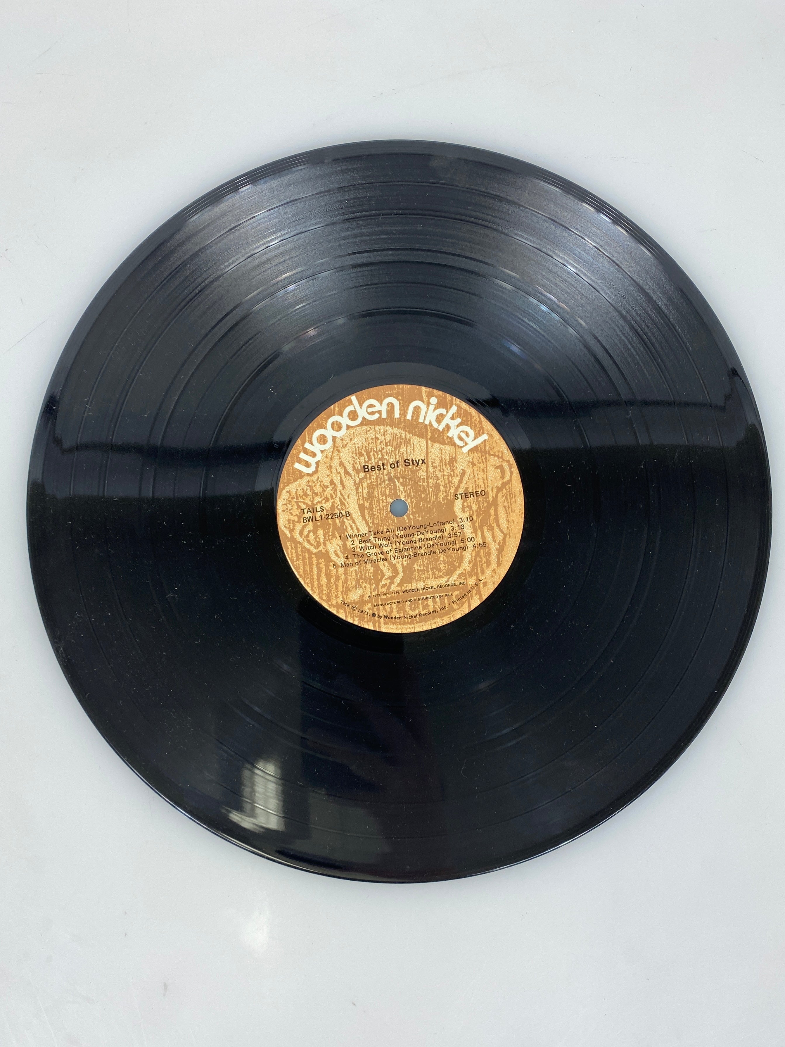 Best of Styx 1971 Vinyl Record