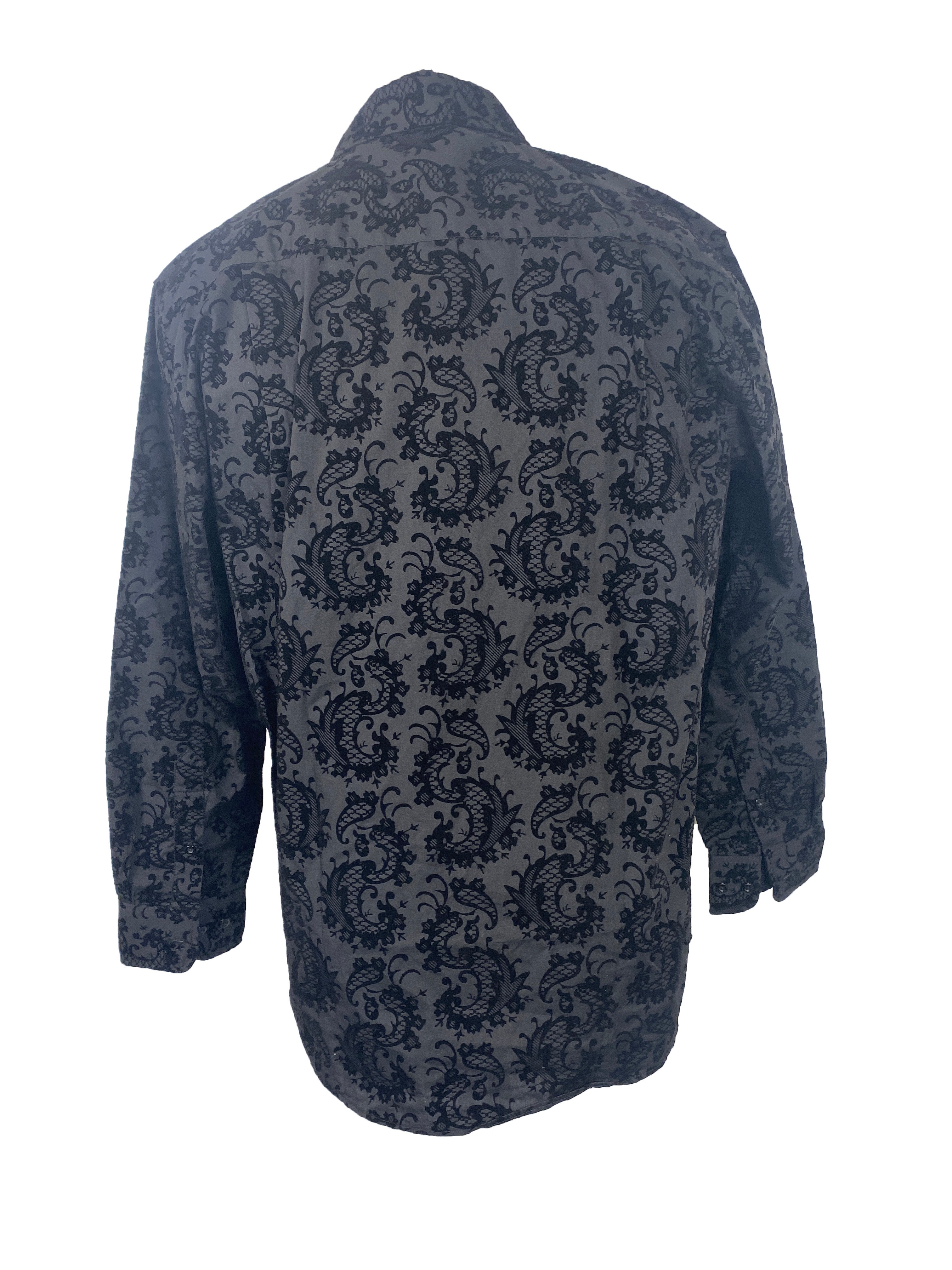 Beverly Hills Polo Club Black Shirt Men's Size M