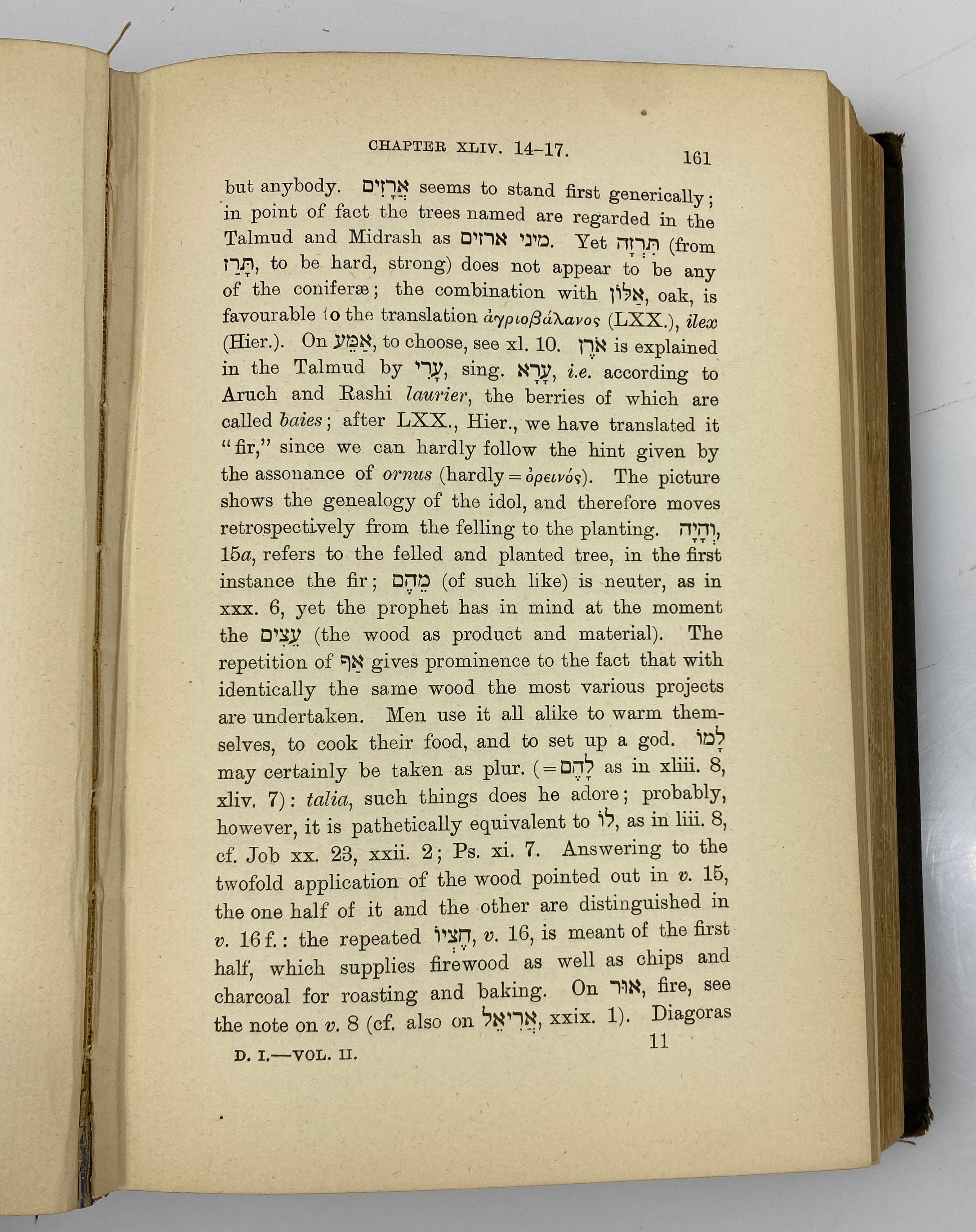 Biblical Commentary on the Prophecies of Isaiah Vol. II Delitzsch HC