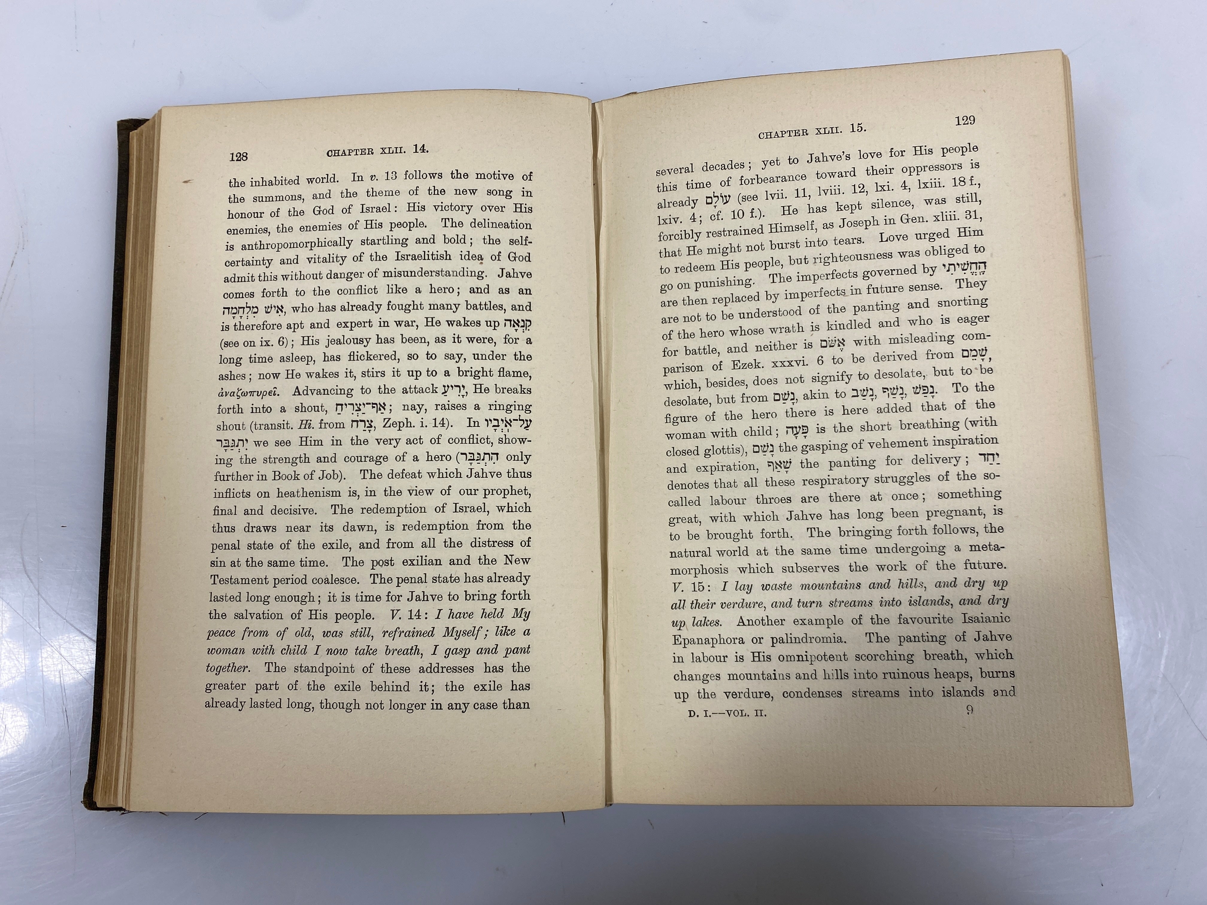 Biblical Commentary on the Prophecies of Isaiah Vol. II Delitzsch HC