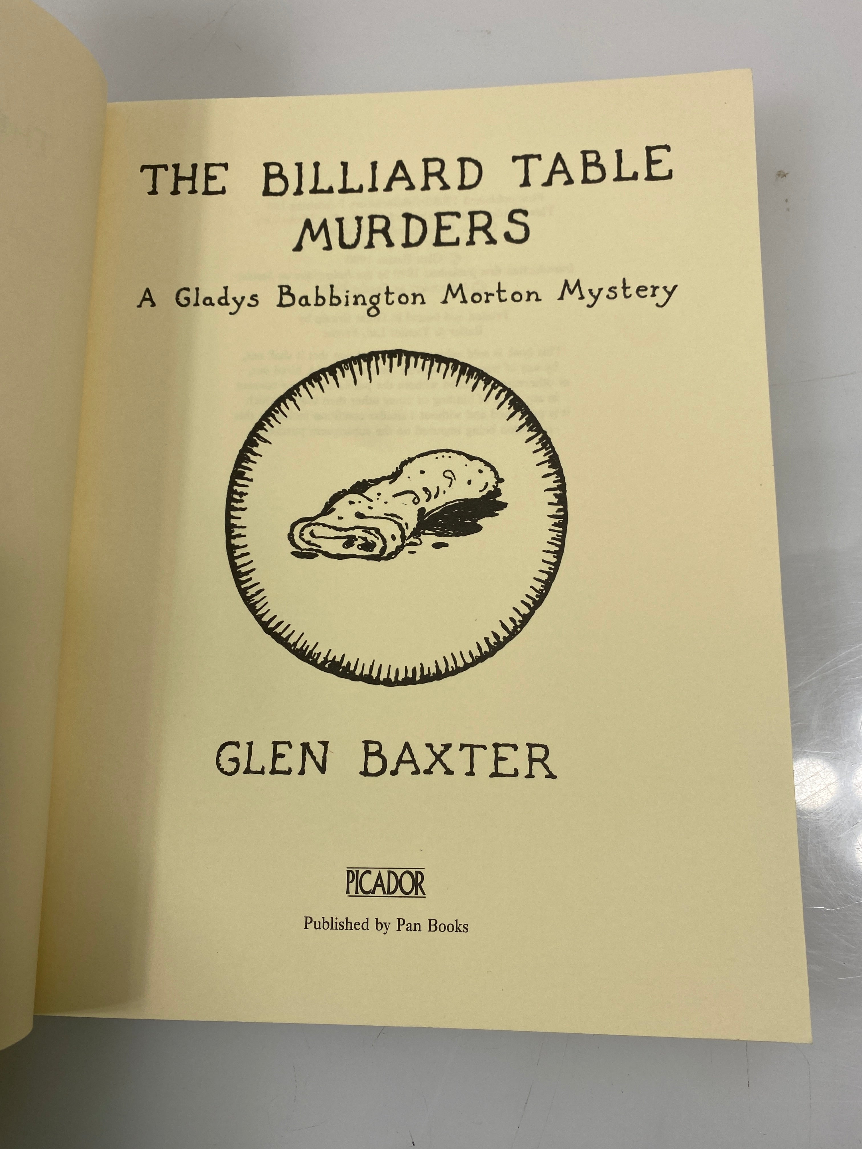 Billiard Table Murders Glen Baxter SC 1990