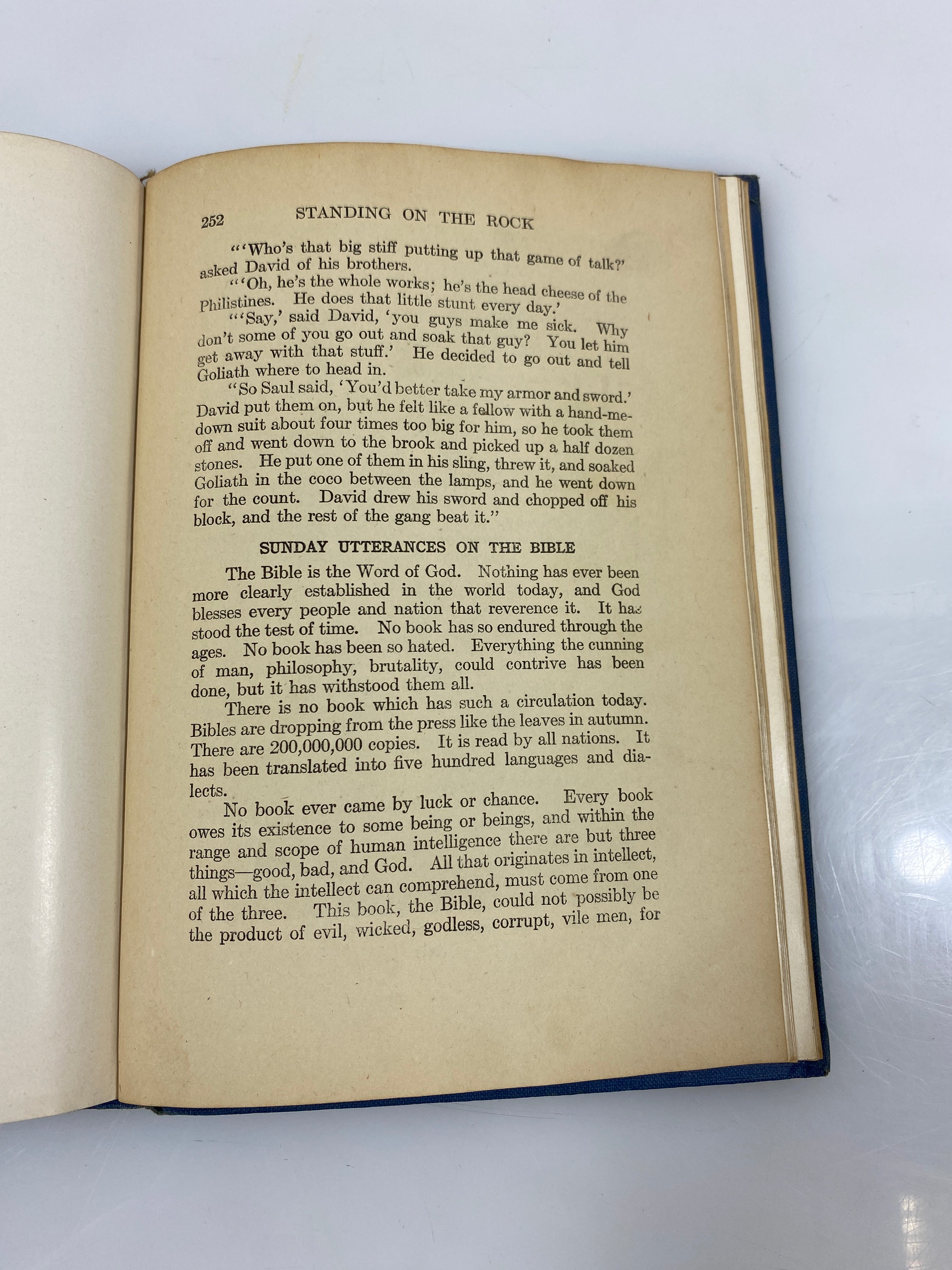 Billy Sunday the Man and His Message by Ellis 1914 HC