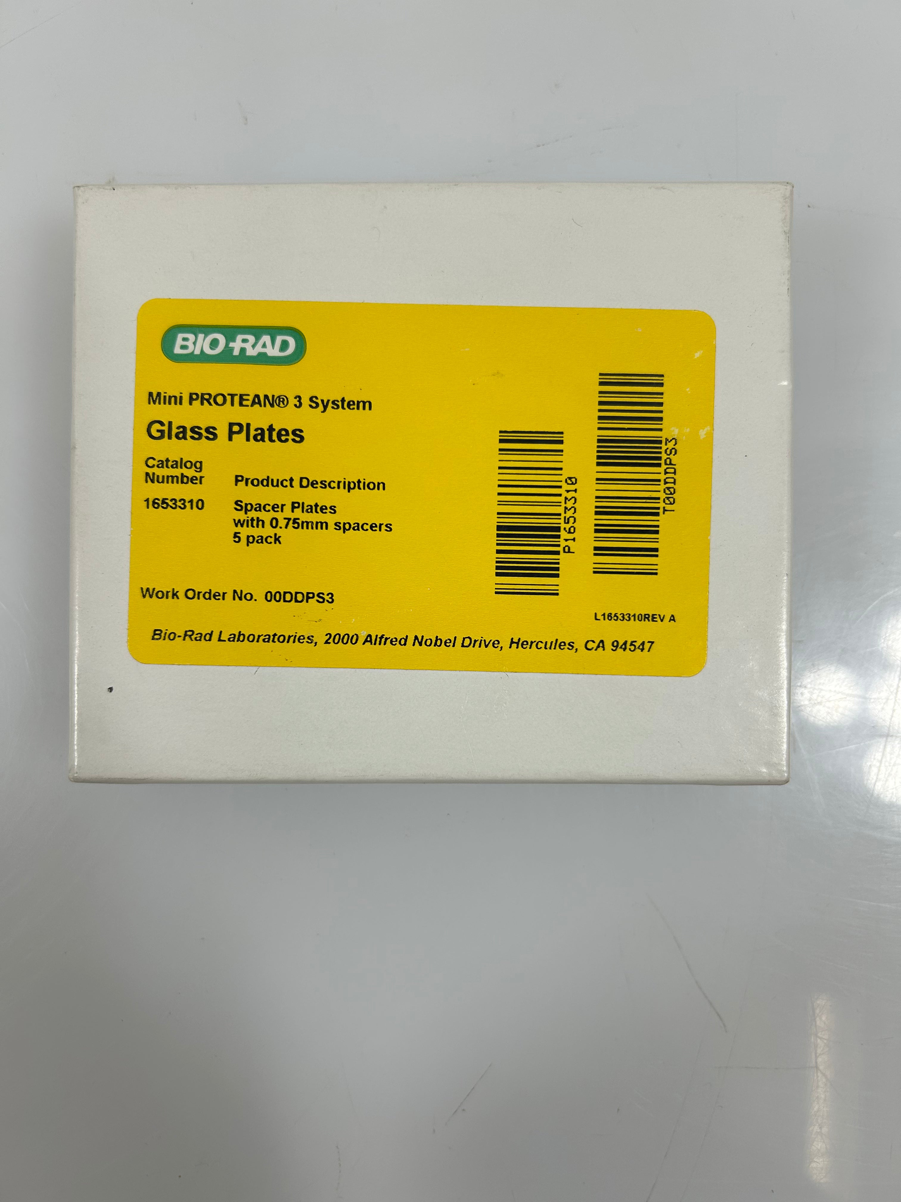 Bio Rad Mini Protean 3 System Glass Plates
