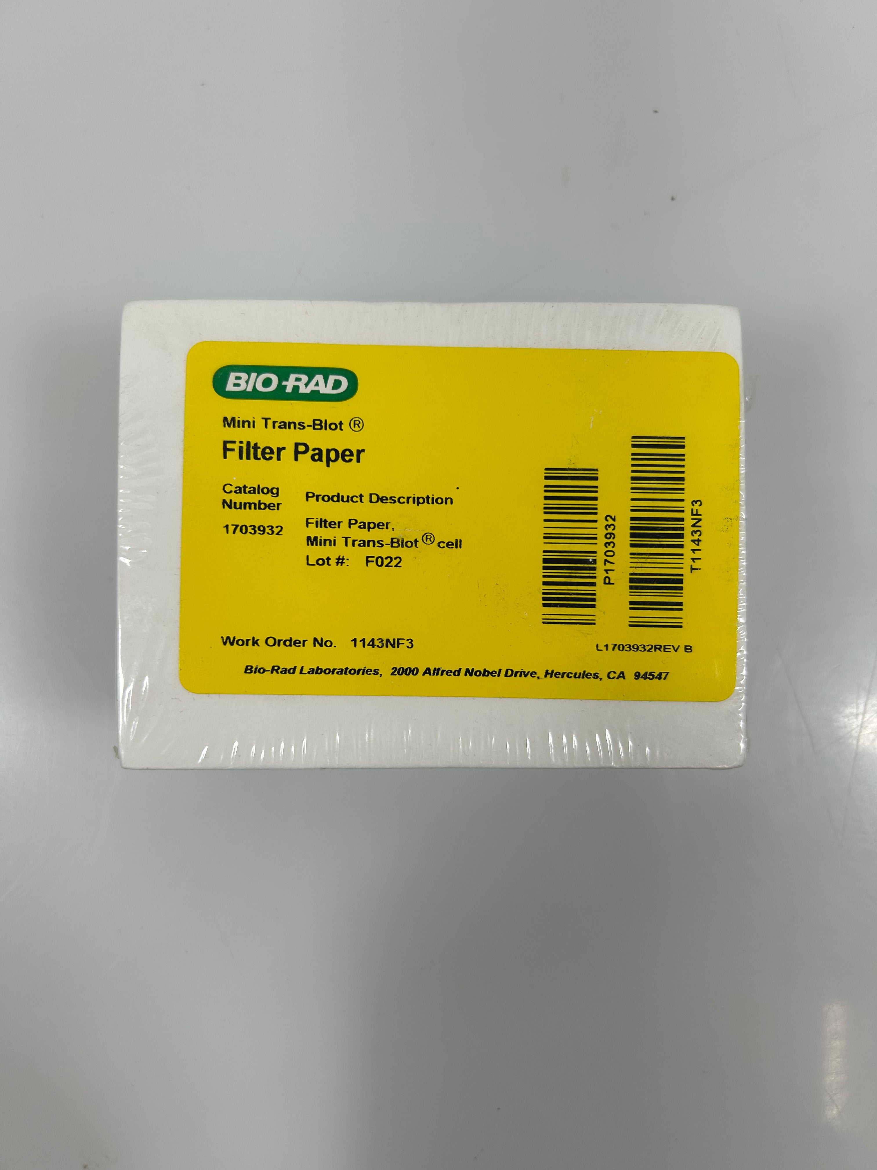 Bio Rad Mini Trans-Blot Filter Paper *New*