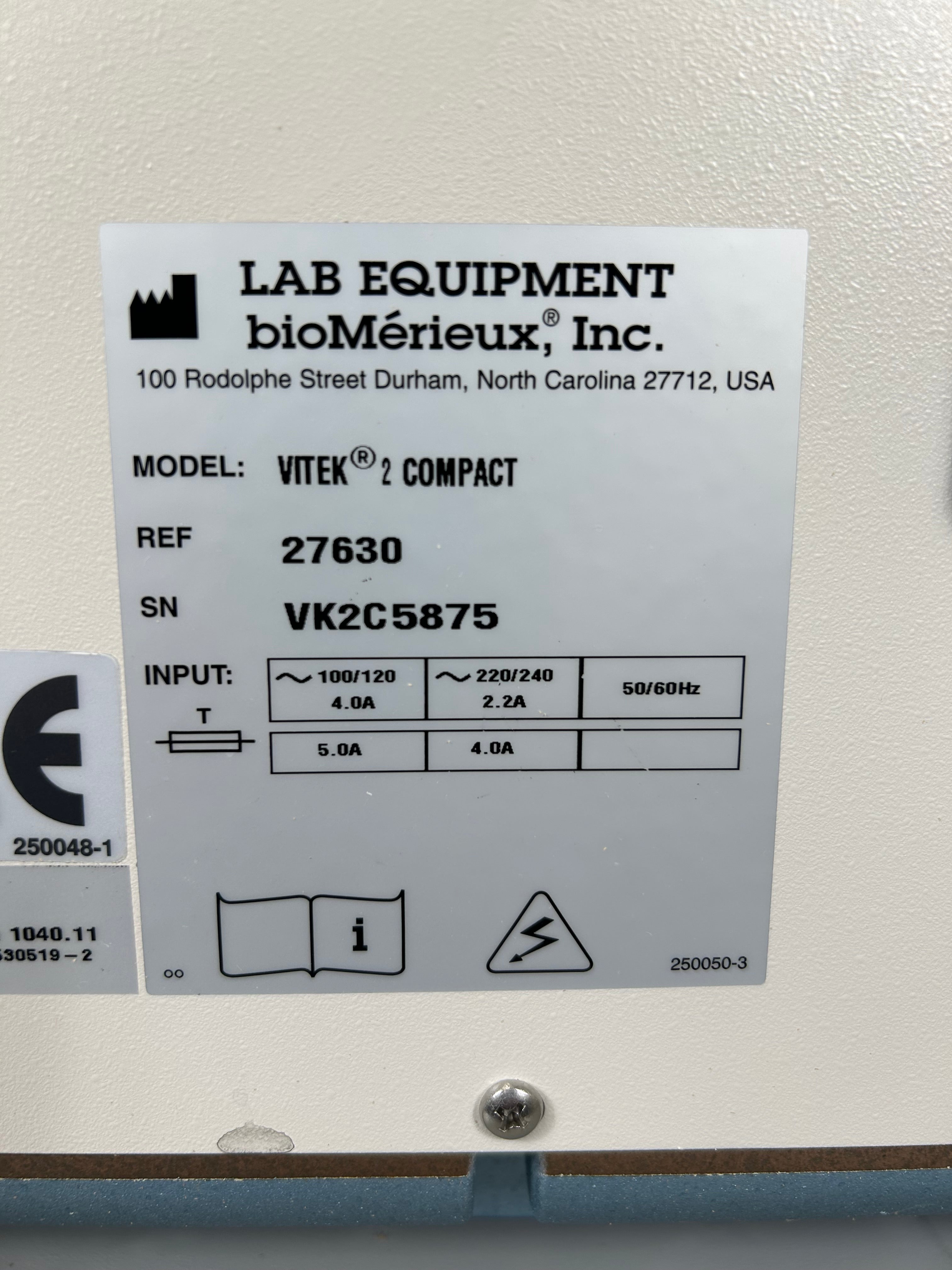 Biomerieux Vitek 2 Compact *Parts*