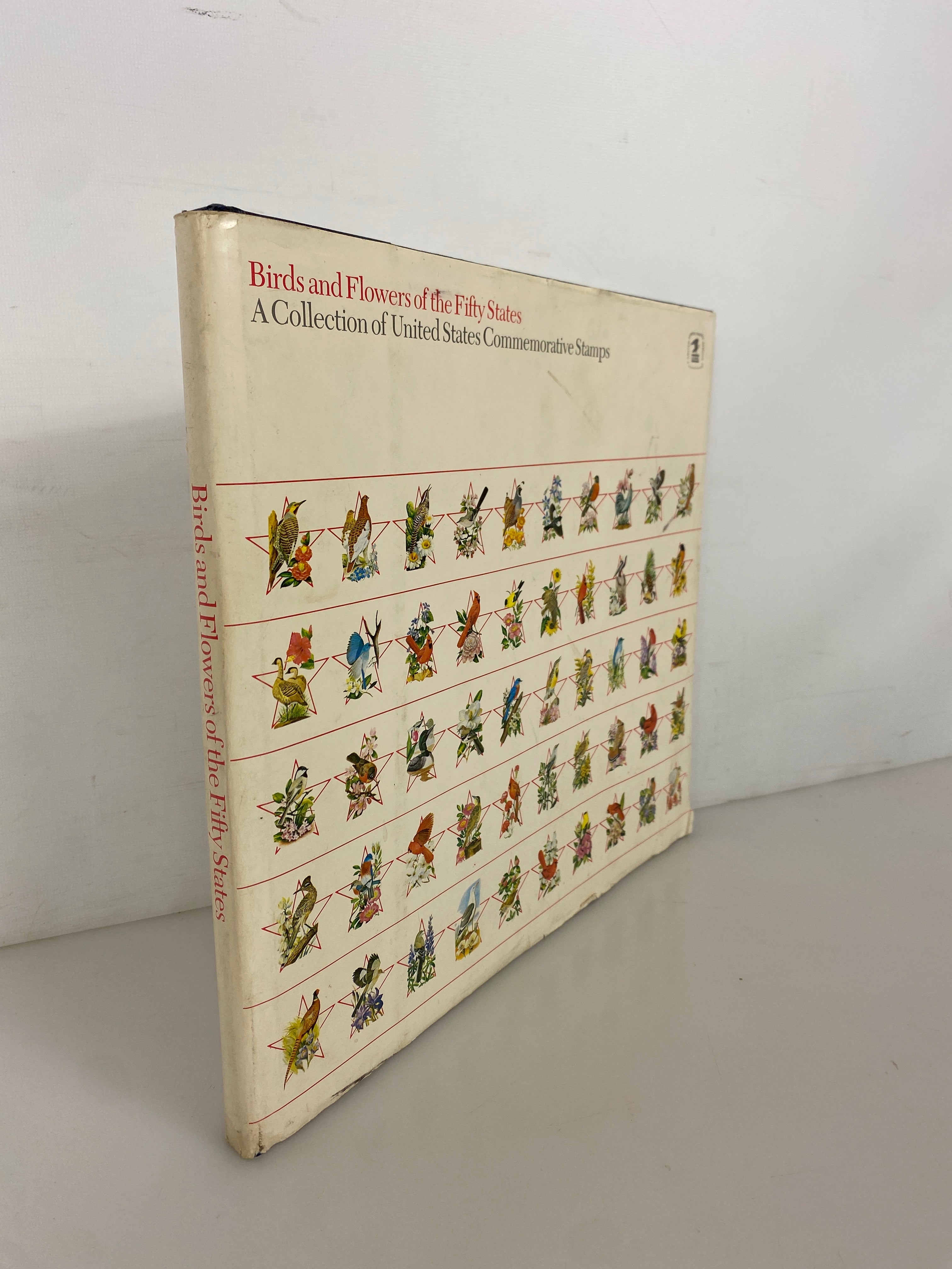 Birds & Flowers of the Fifty States 1982 HC DJ with Stamps Set