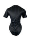 Black Adidas Originals 3-Stripe Short Sleeve Bodysuit Women's Size XS