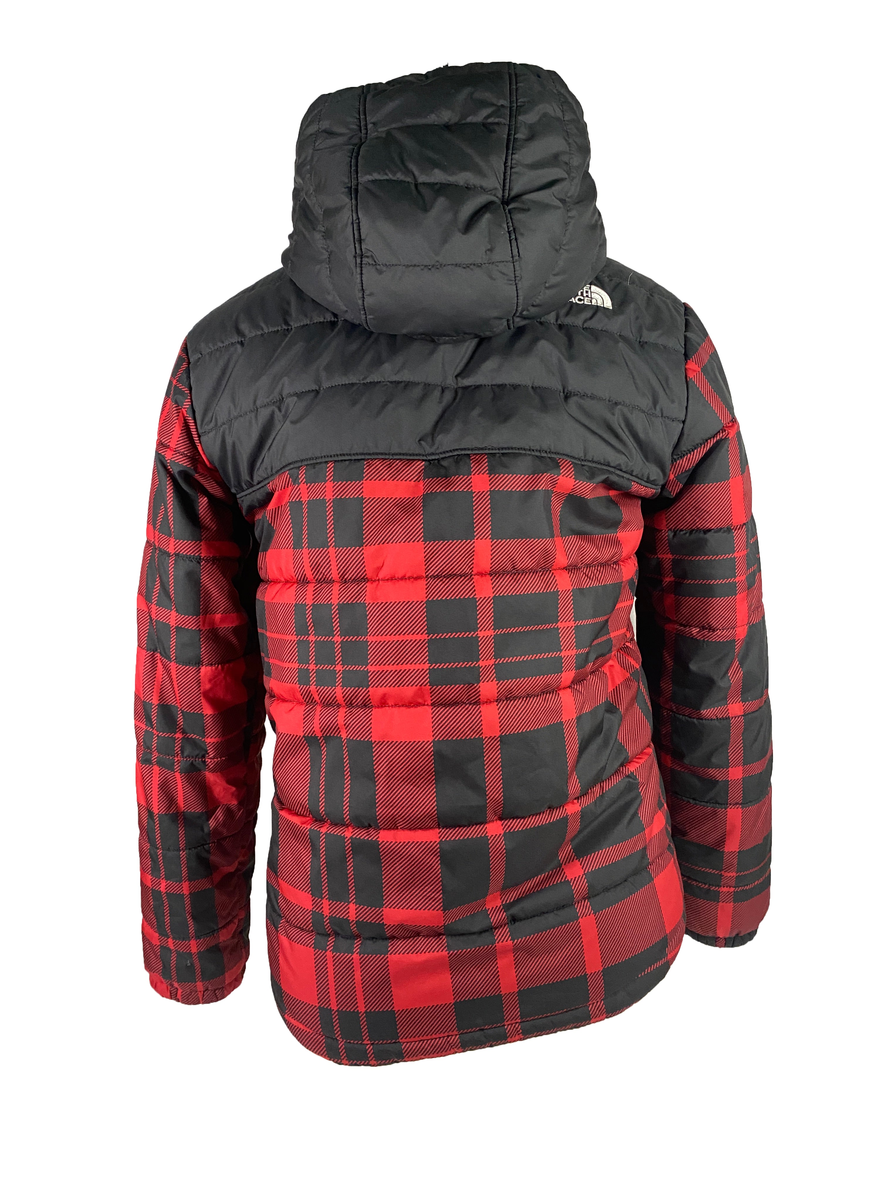 Black and Red Reversible The North Face Children's Coat Size L