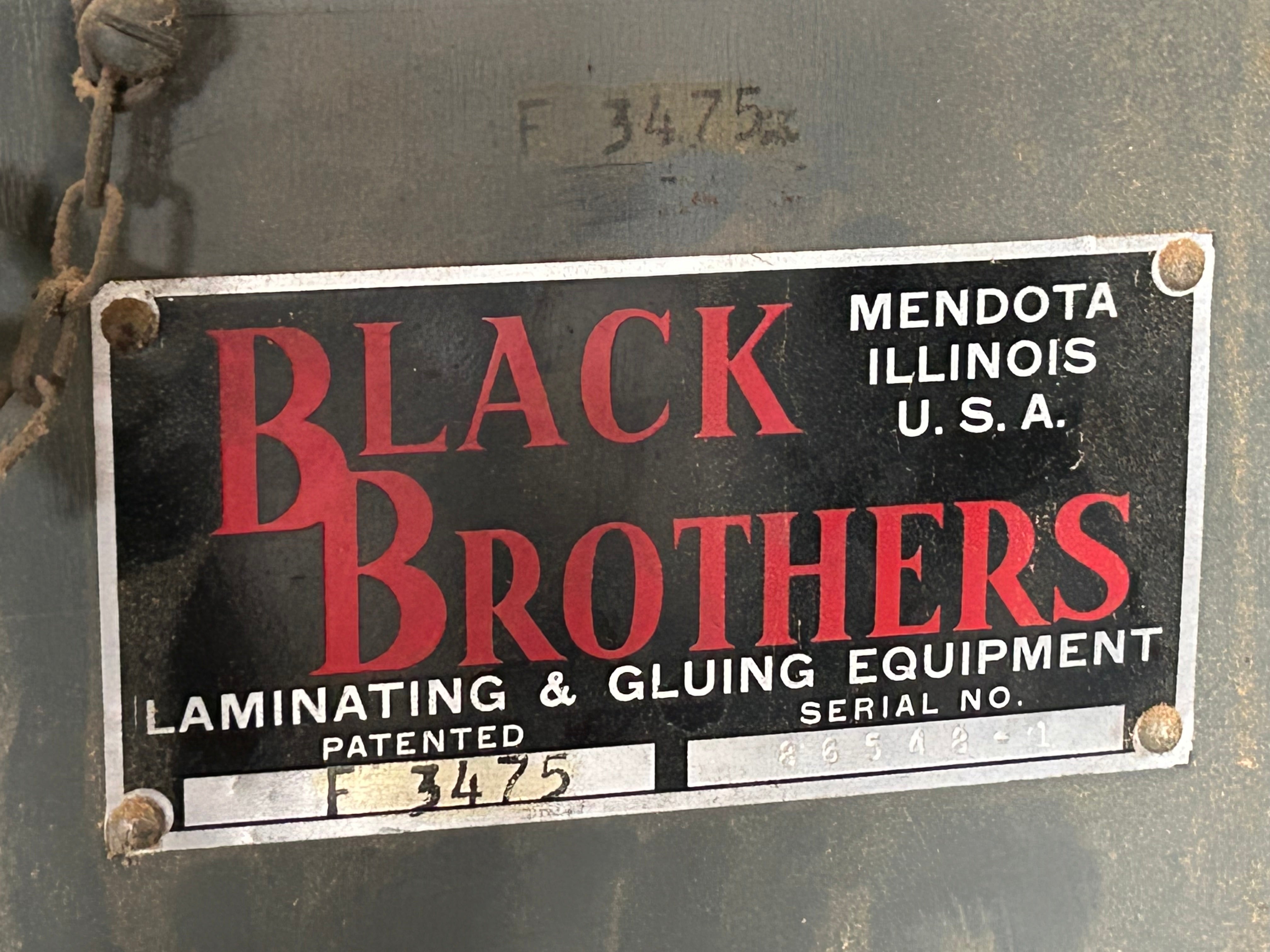 Black Brothers Laminating and Gluing Press #2