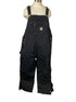 Black Carhartt Overalls Men's Size 2XL